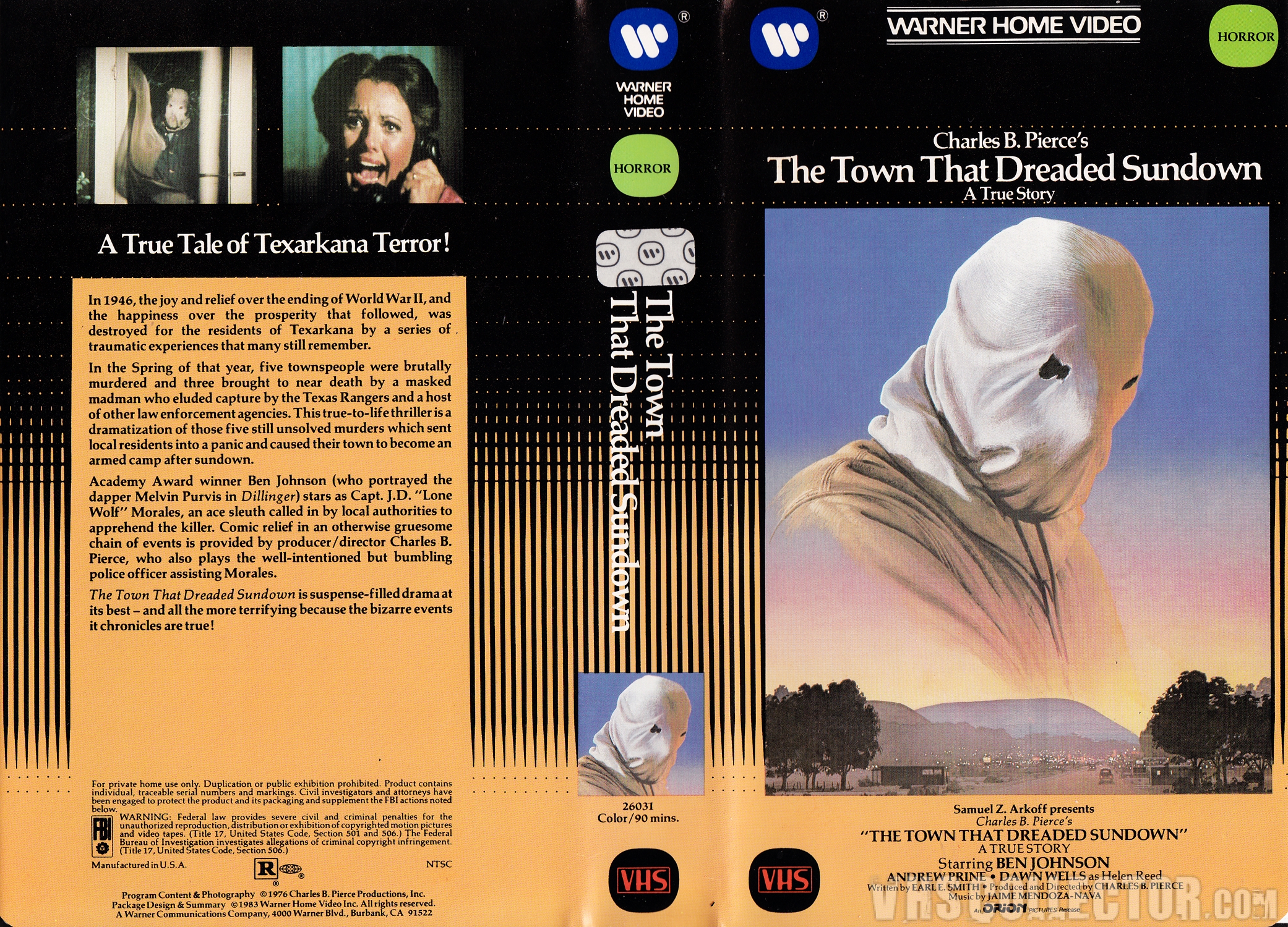 The Town that Dreaded Sundown | VHSCollector.com