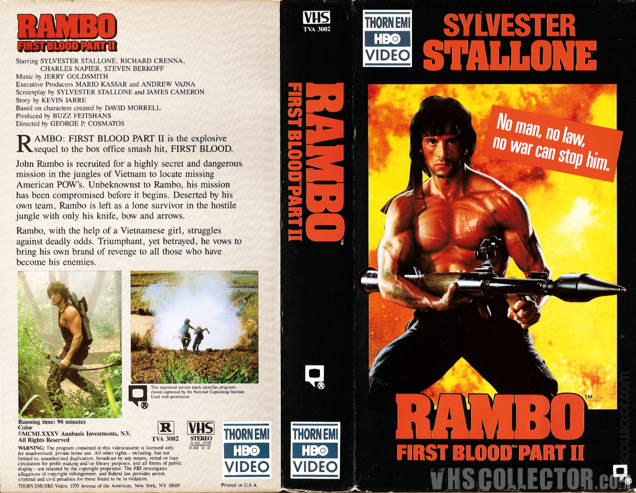 Rambo: First Blood Part II (1985) Technical Specifications