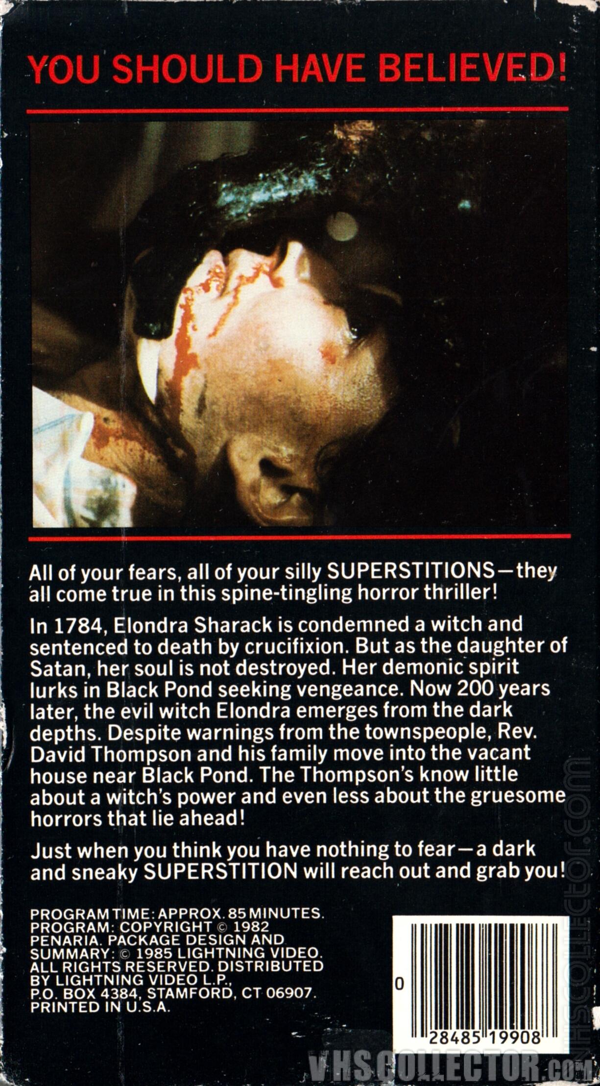Superstition | VHSCollector.com