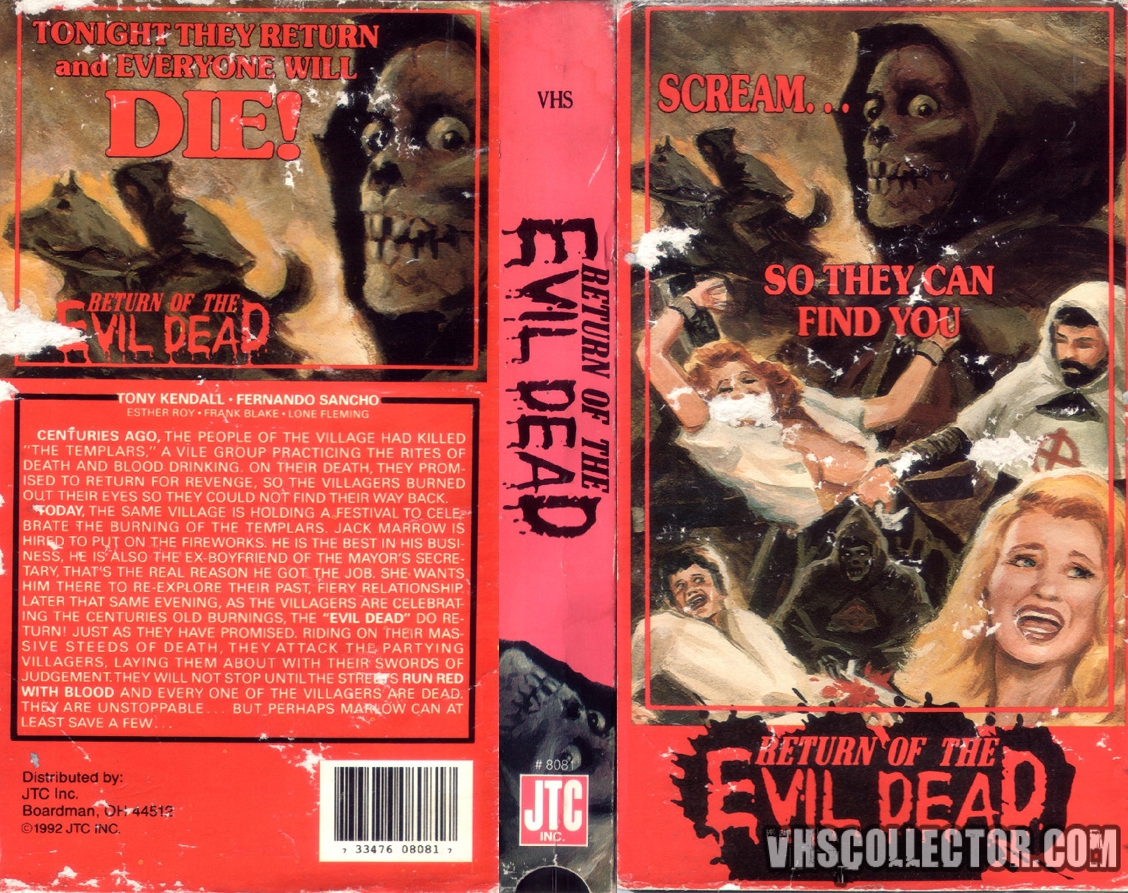 Return Of The Evil Dead | VHSCollector.com