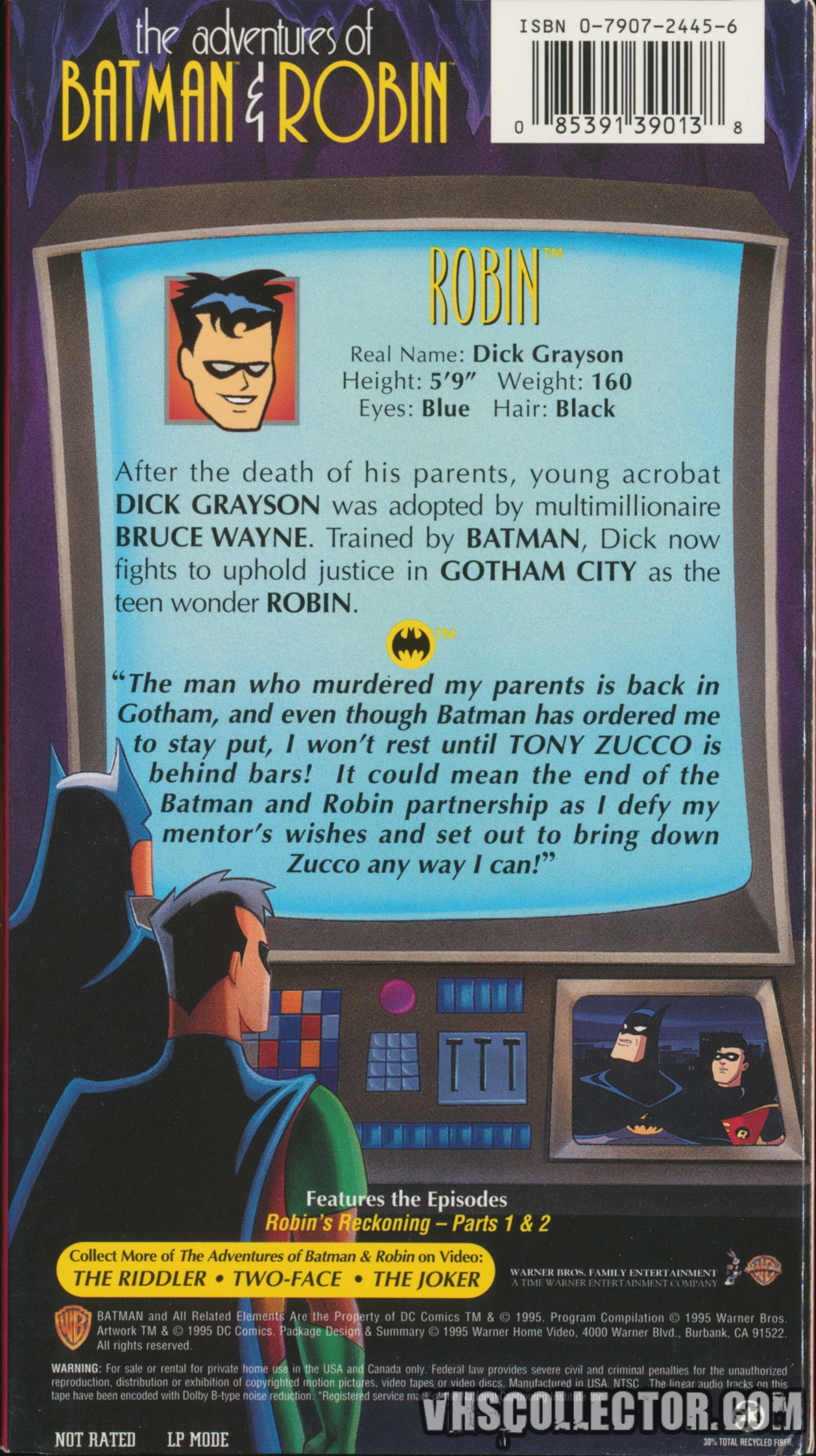 The Adventures of Batman & Robin: Robin | VHSCollector.com