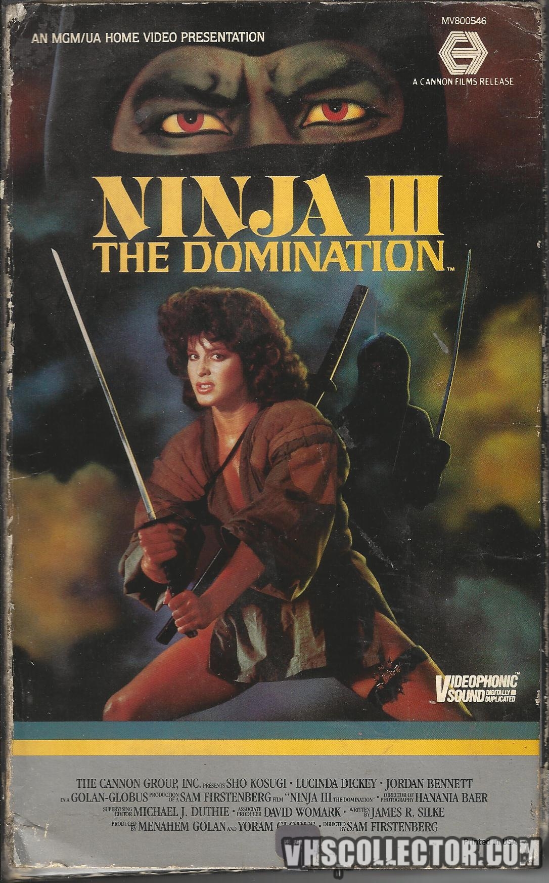 Ninja 3 - The Domination (1984) on Guild Home Video (United Kingdom VHS  videotape)