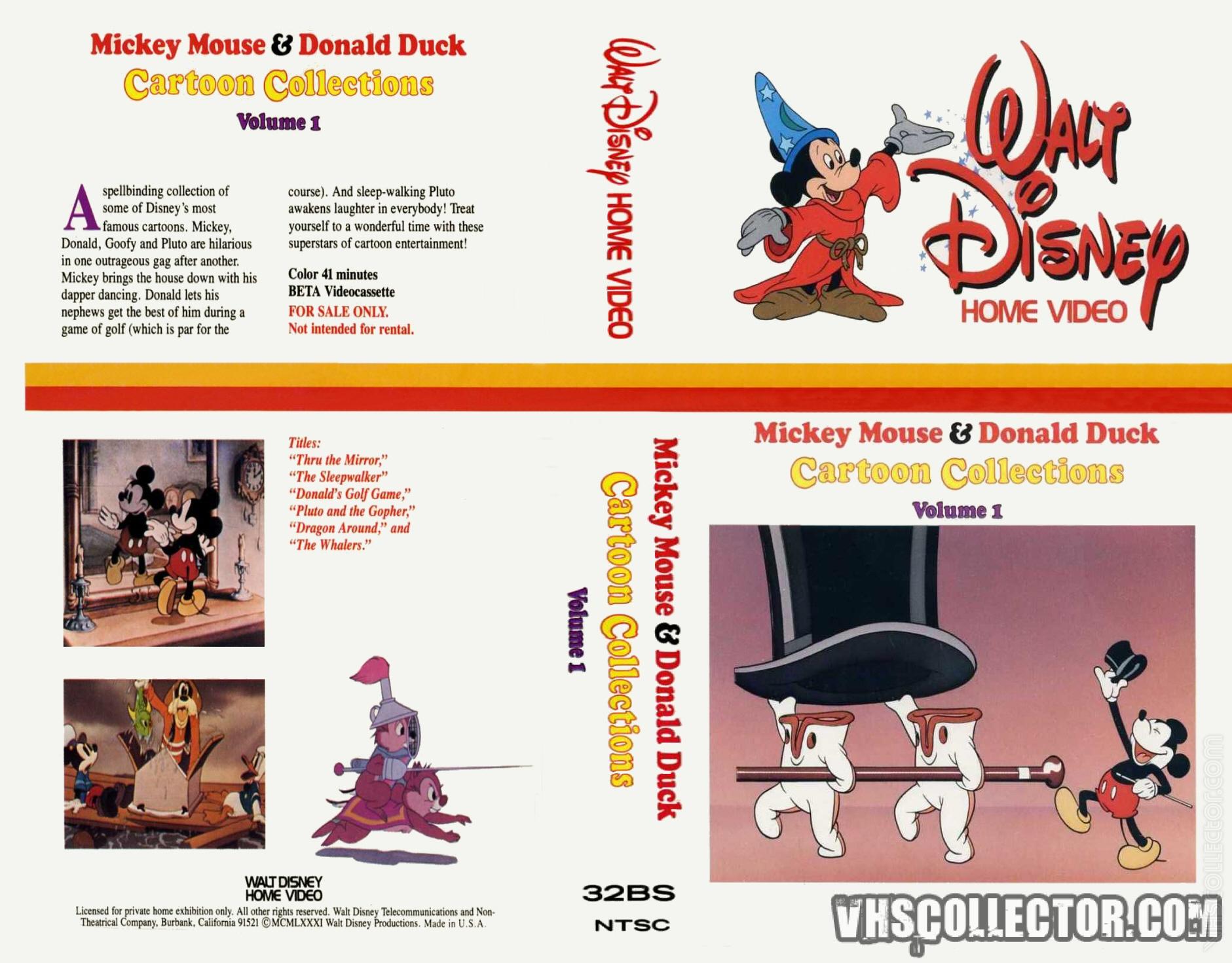 Mickey Mouse & Donald Duck, Cartoon Classics Vol. 1 