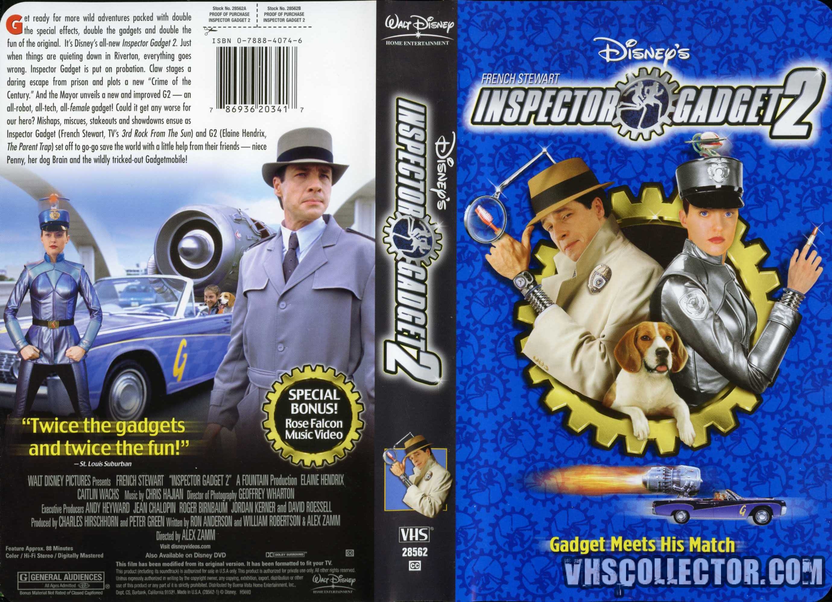 inspector gadget 2 vhs