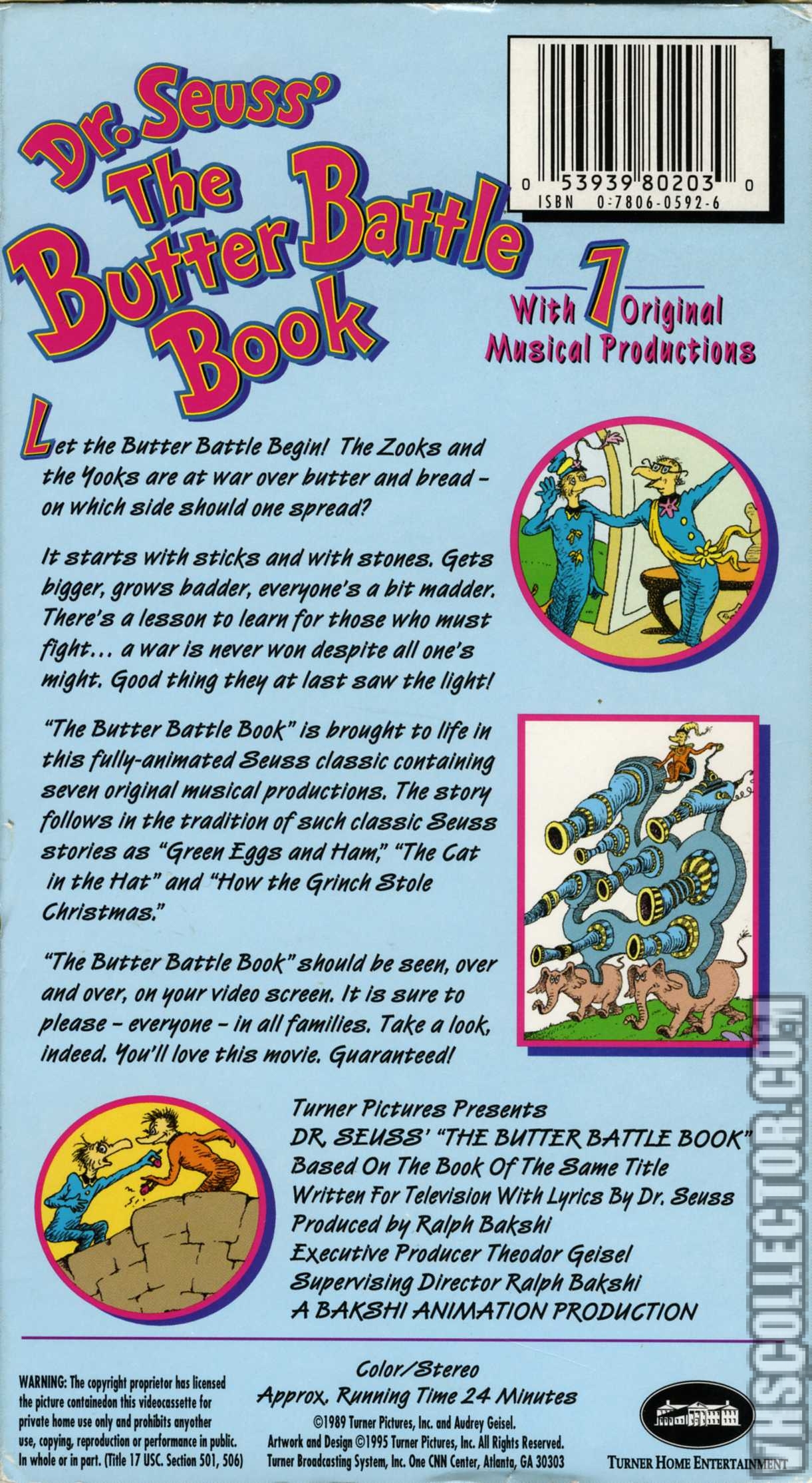 Dr. Seuss: The Butter Battle Book | VHSCollector.com