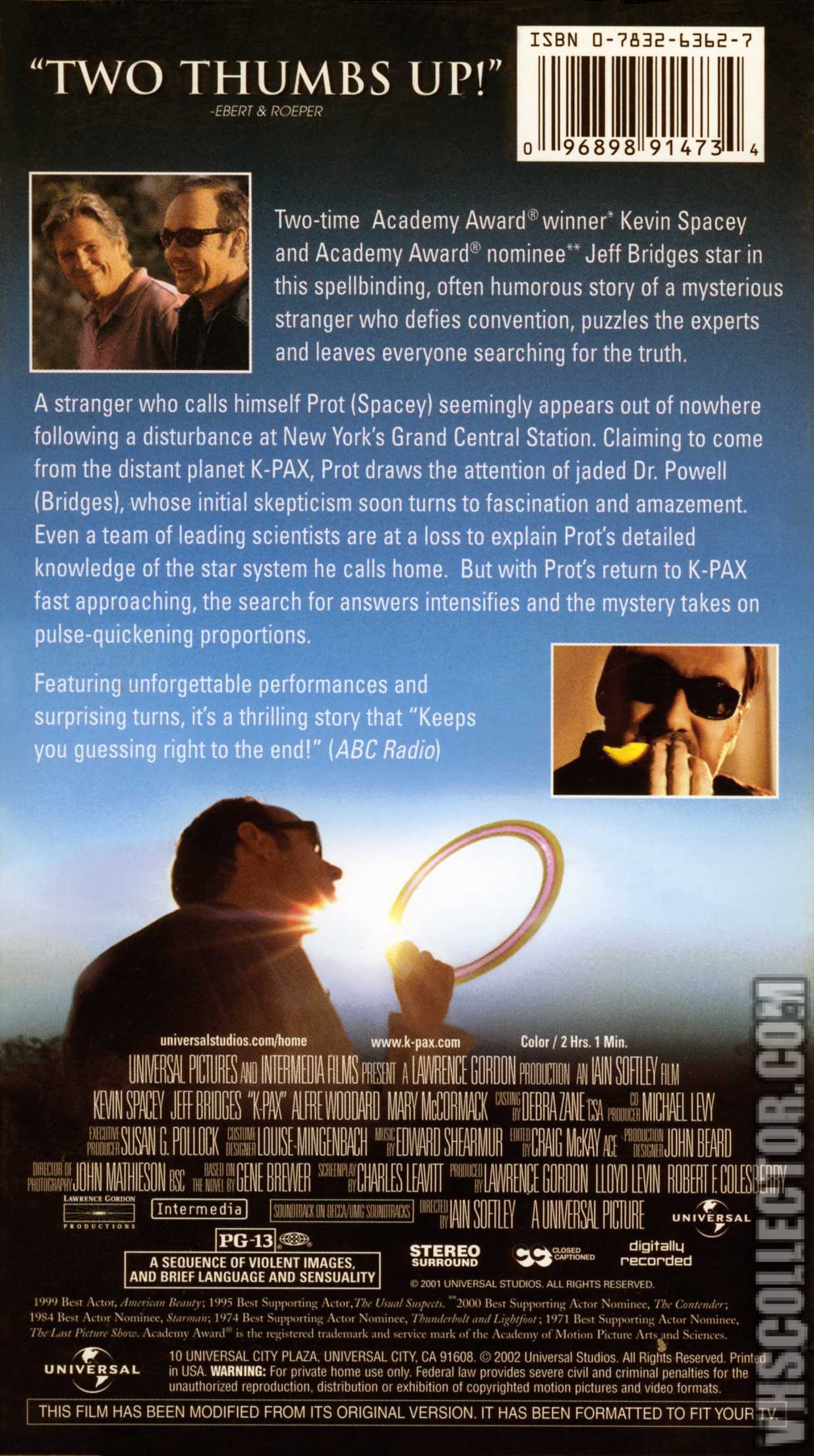 K-PAX | VHSCollector.com