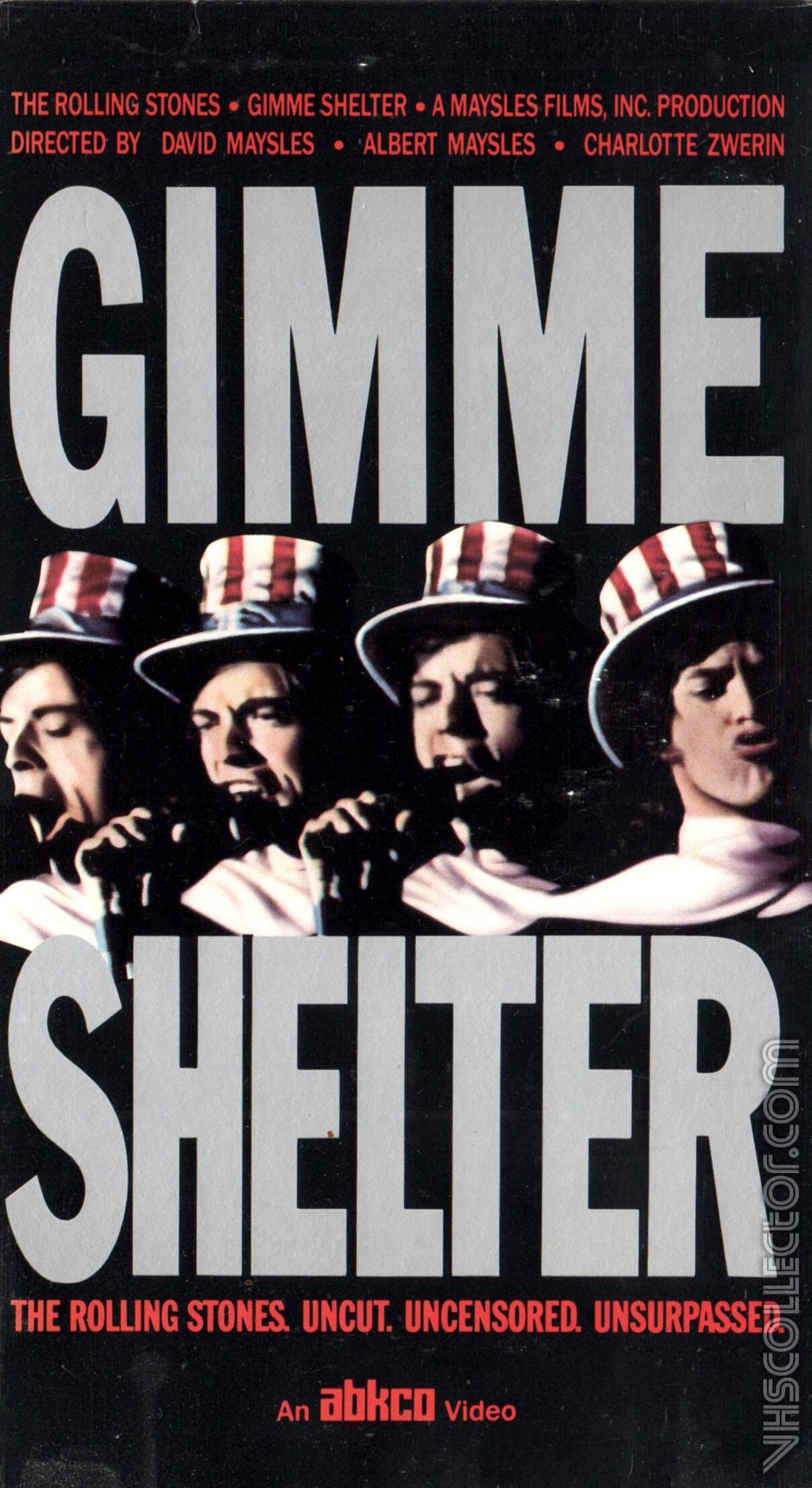 Stones gimme shelter. Rolling Stones - Gimme Shelter VHS. The Rolling Stones Gimme Shelter обложка. Gimme Shelter mono the Rolling Stones.