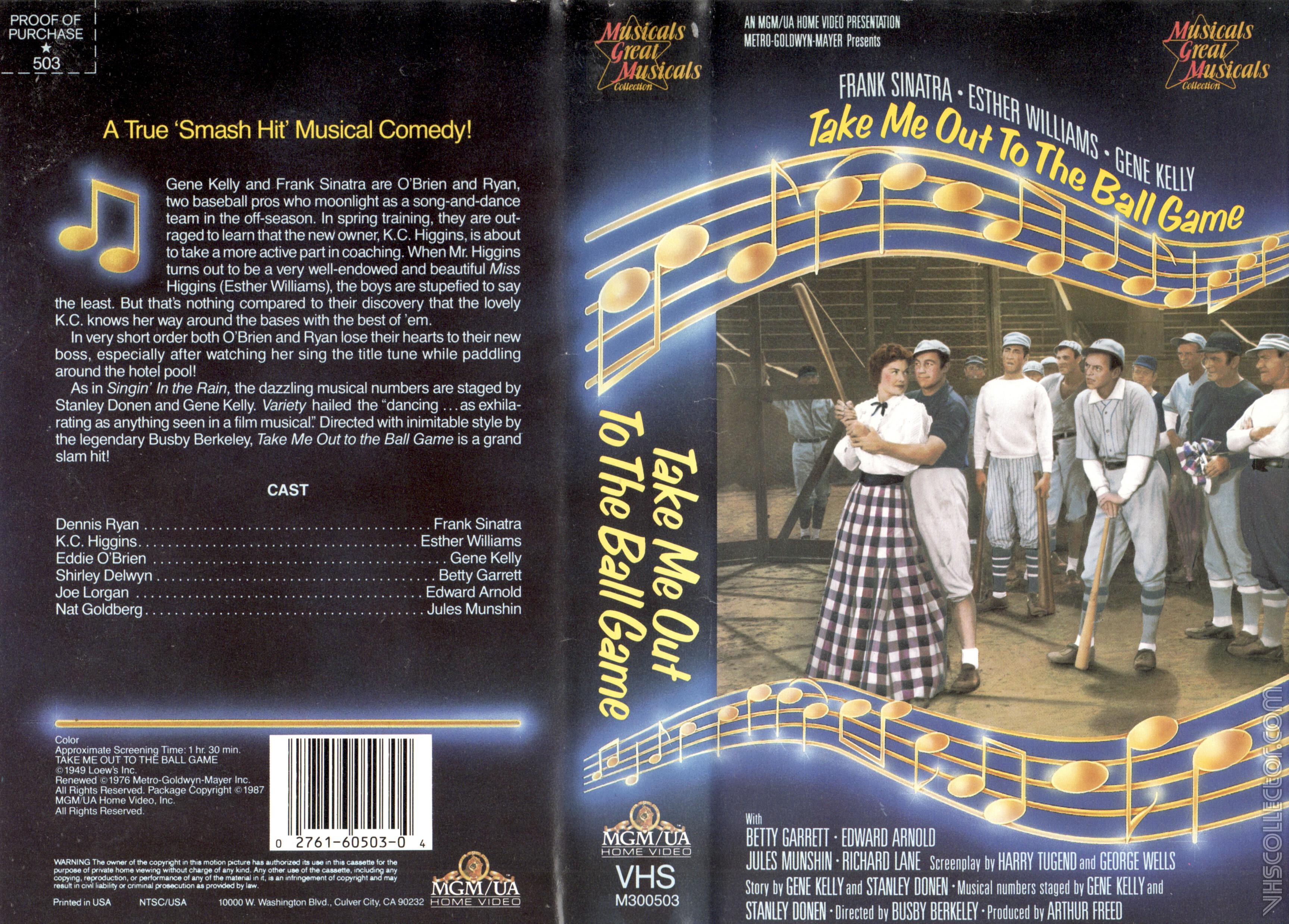 Take Me Out To The Ball Game Vhscollector Com