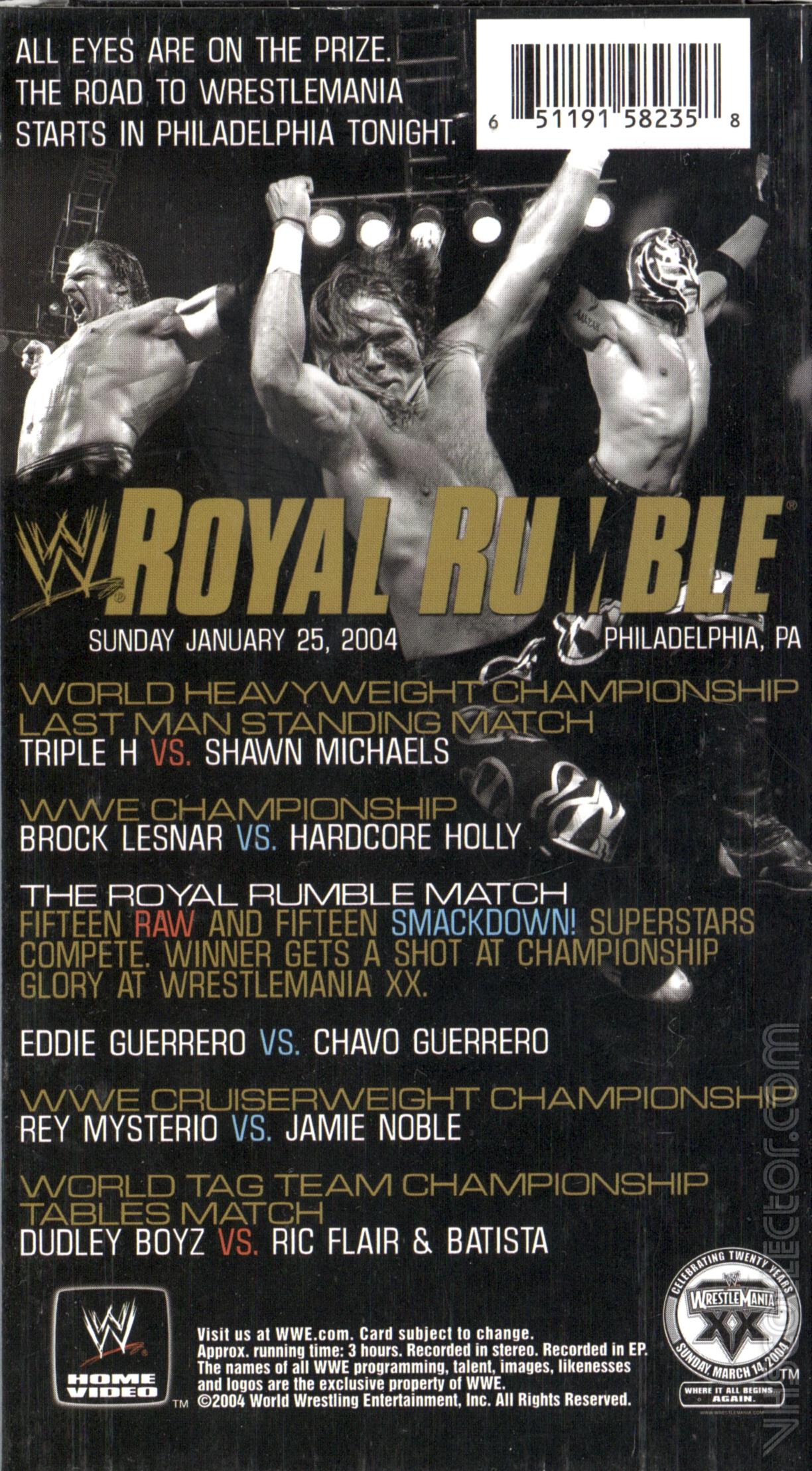 WWE Royal Rumble (2004) | VHSCollector.com