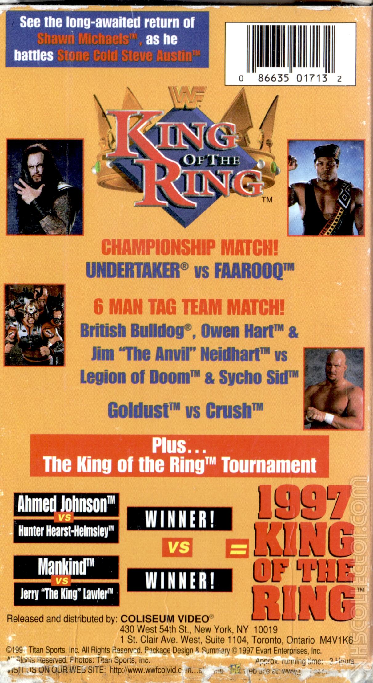 WWF King of the Ring '97 | VHSCollector.com