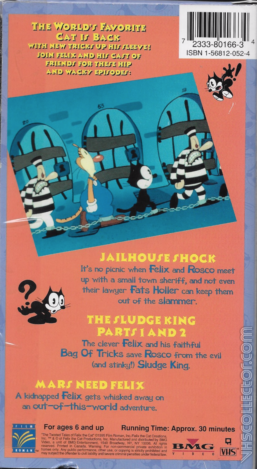 The Twisted Tales of Felix the Cat: Jailhouse Shock | VHSCollector.com