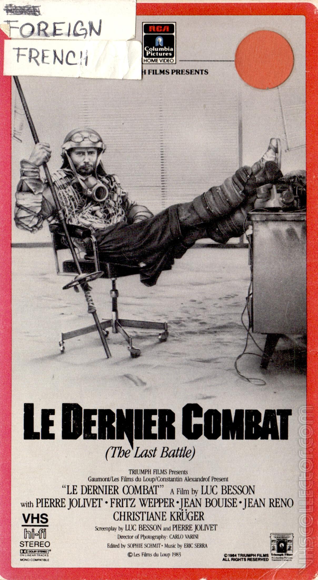 Le Dernier Combat (The Last Battle) | VHSCollector.com