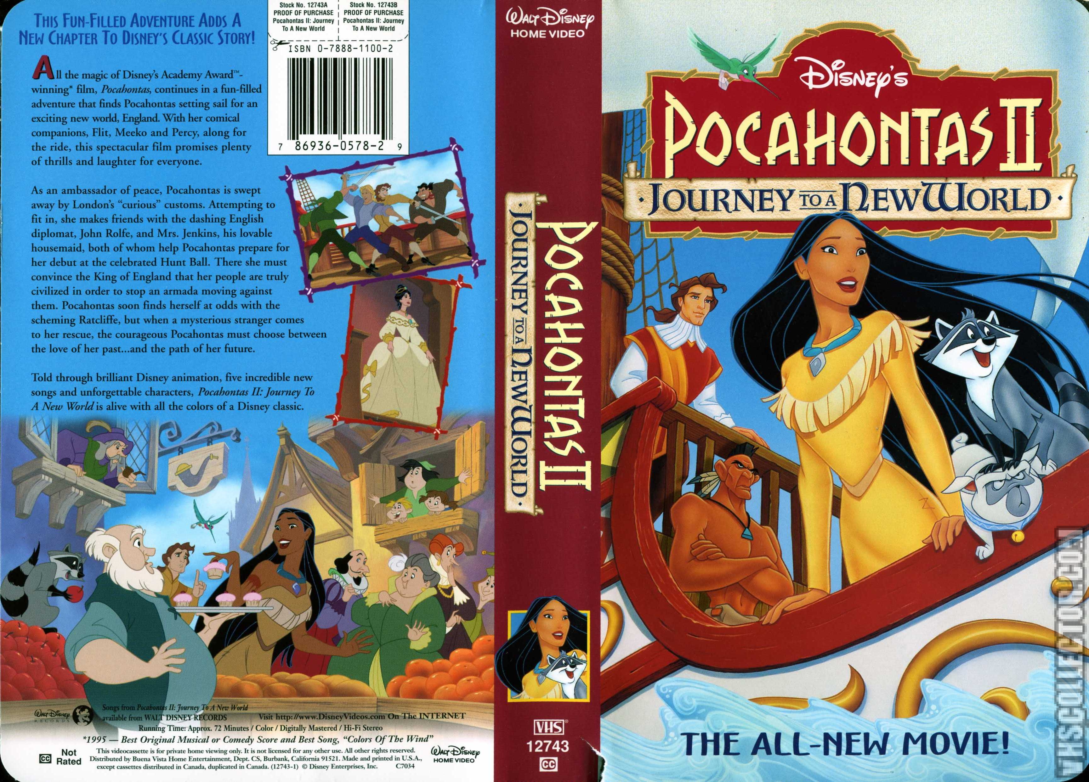 Pocahontas II: Journey to a New World | VHSCollector.com