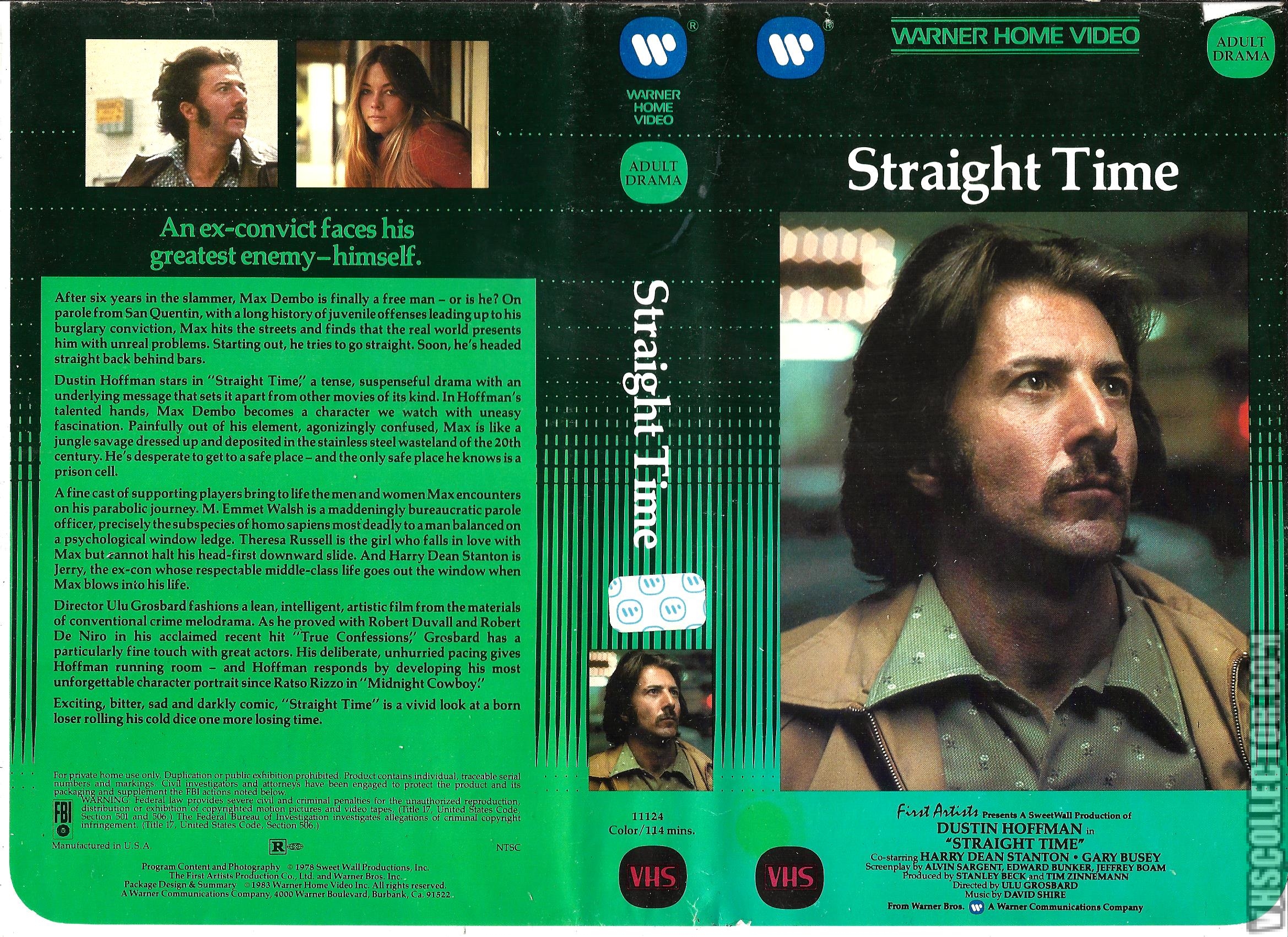 Straight Time | VHSCollector.com