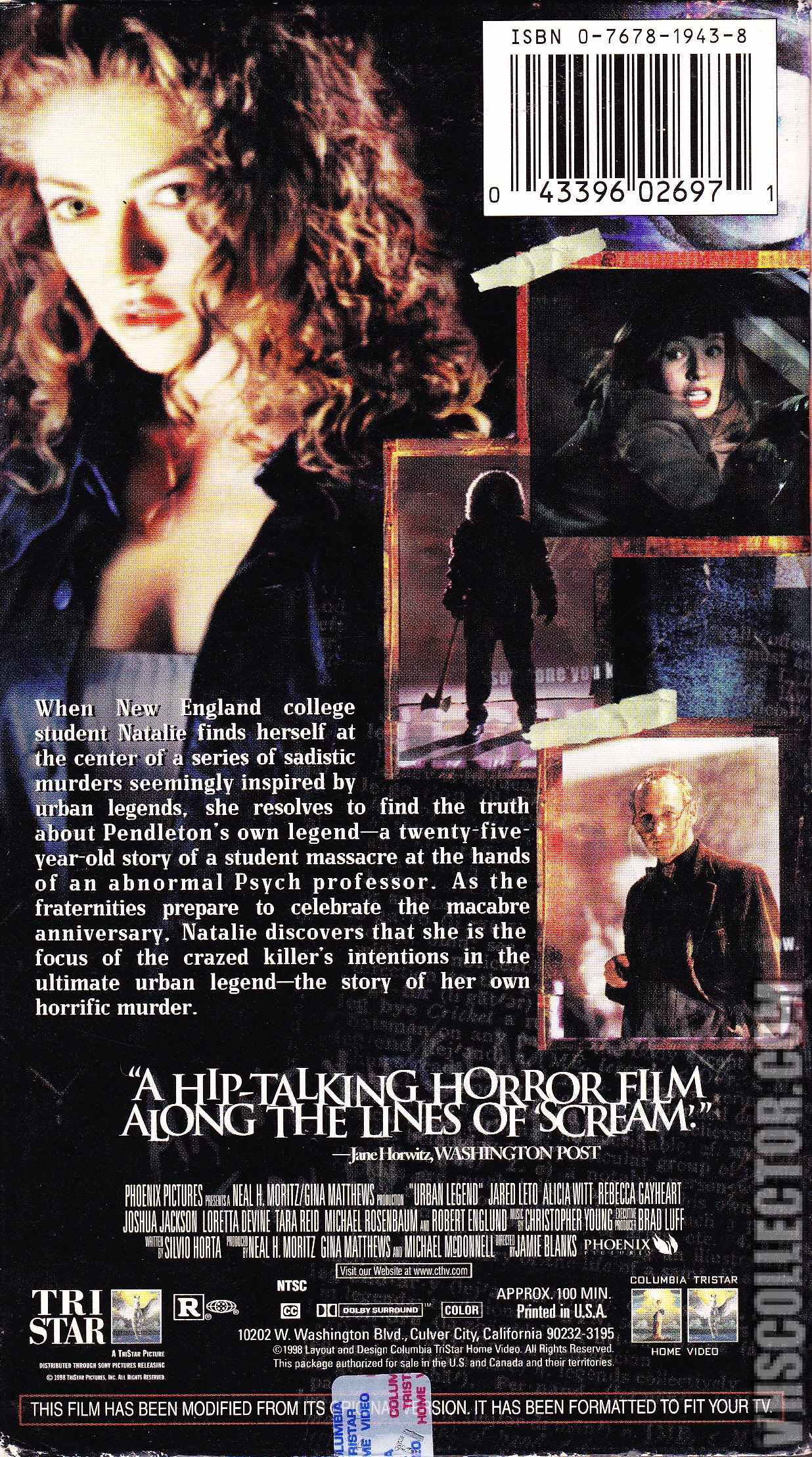 Black Eyes - VHS Urban Legend horror FREE - Release Announcements 