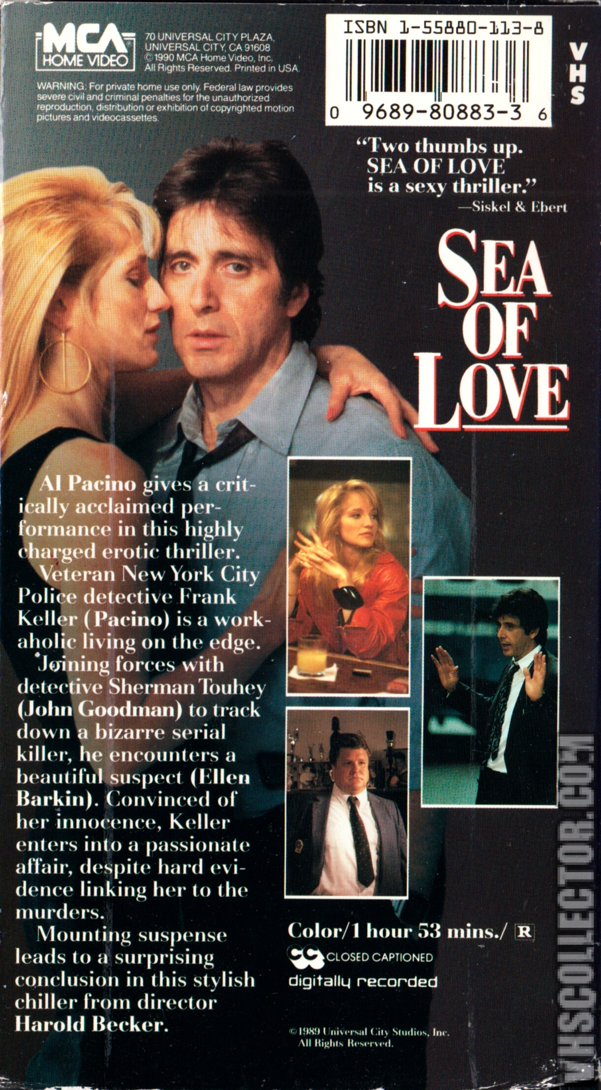 Sea of Love | VHSCollector.com