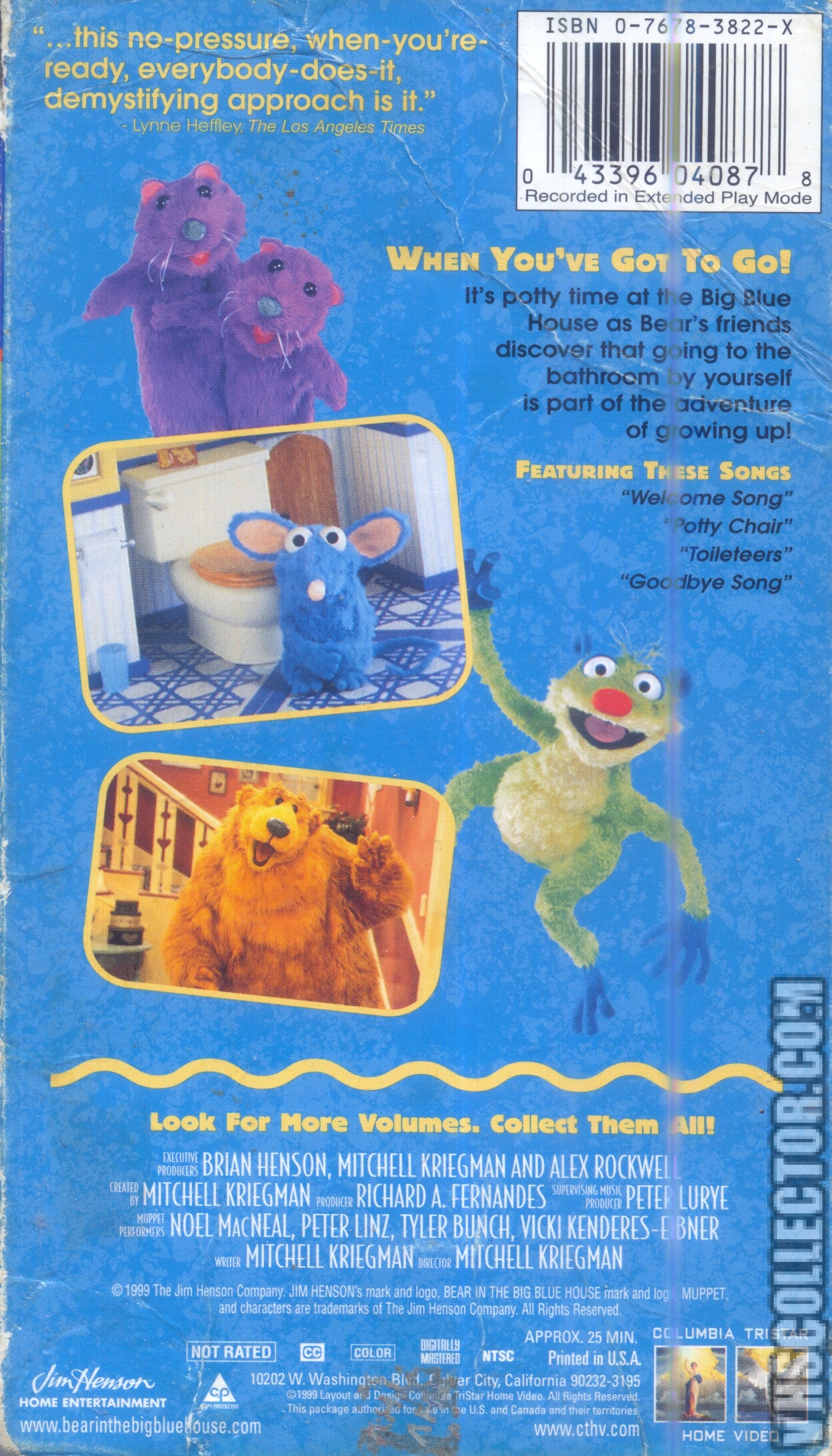 Bear In The Big Blue House: Potty Time With Bear | VHSCollector.com