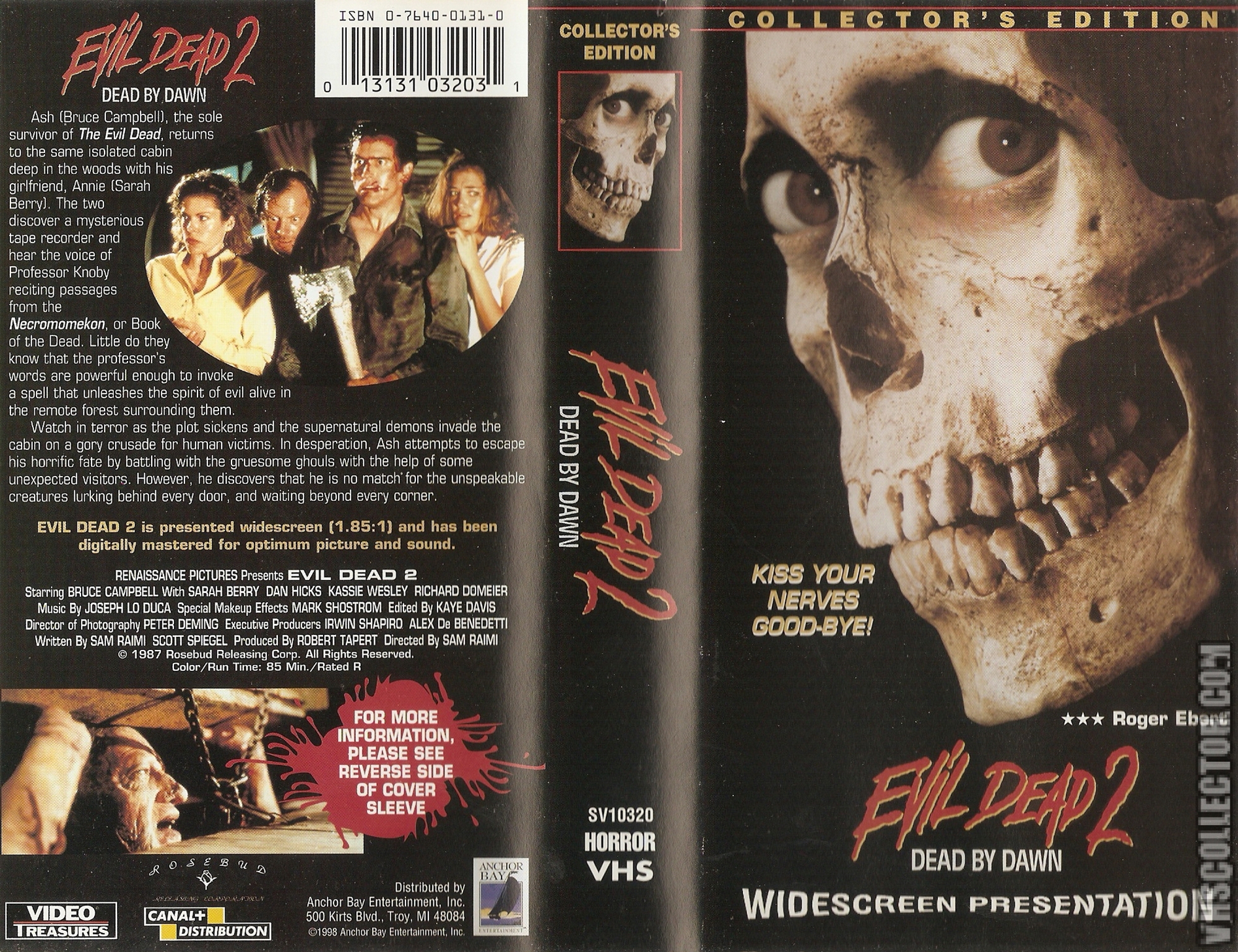 Evil Dead II - Collectors Edition VHS