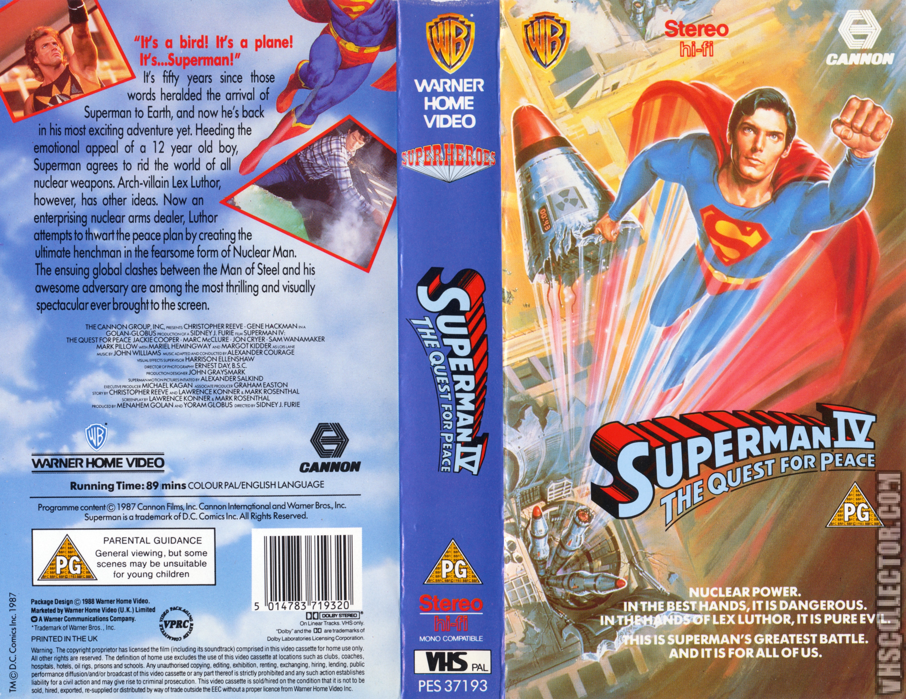 Superman IV: The Quest for Peace | VHSCollector.com