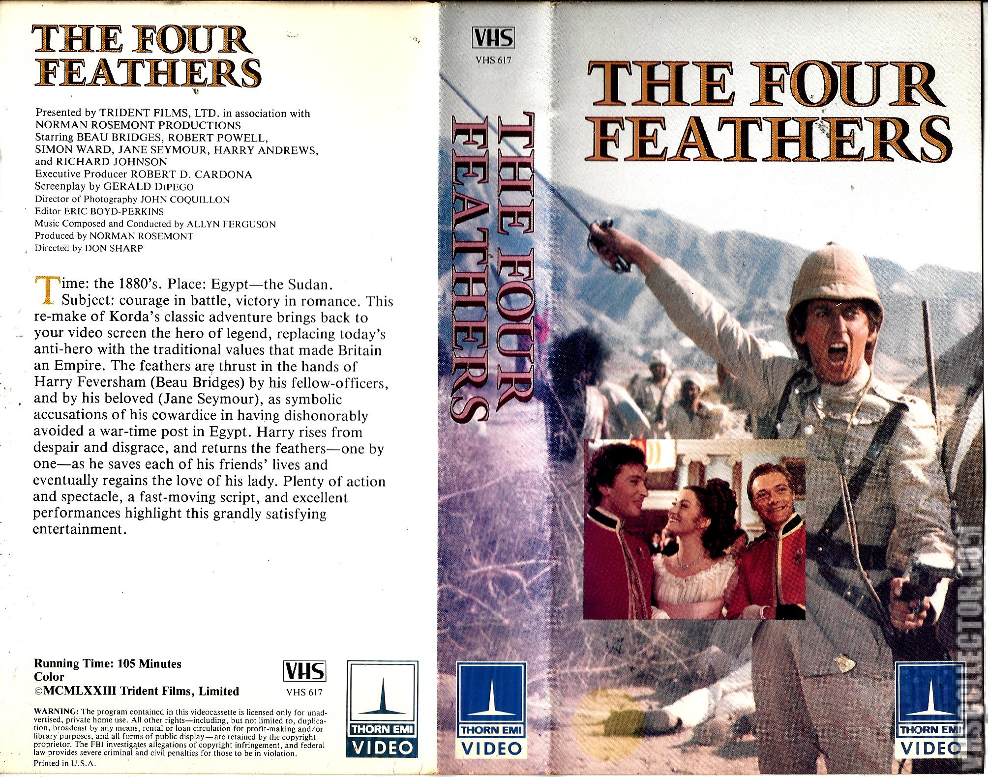 The Four Feathers | VHSCollector.com