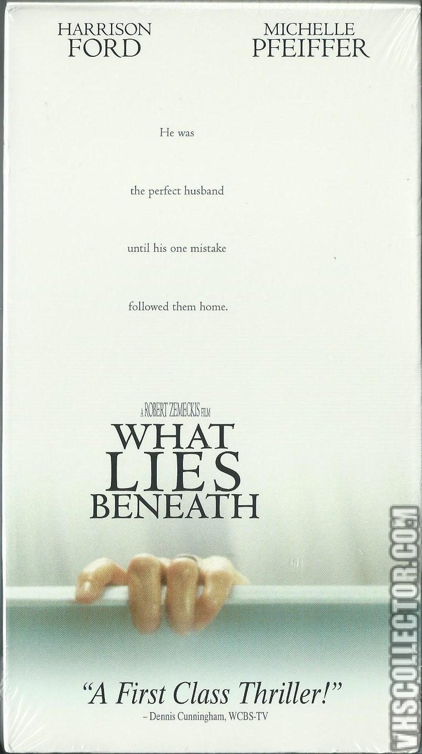 What Lies Beneath Movie VHS Tape
