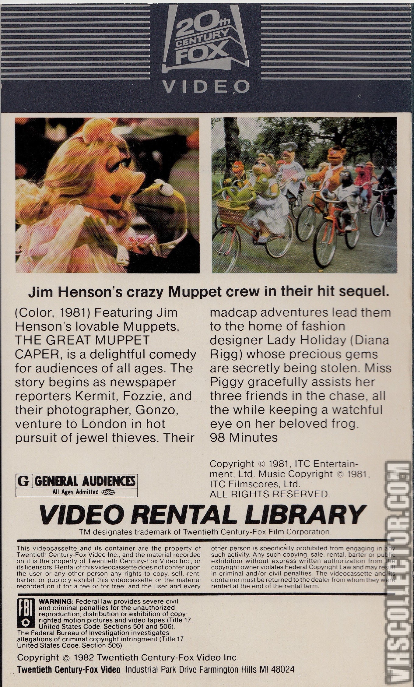 The Great Muppet Caper | VHSCollector.com