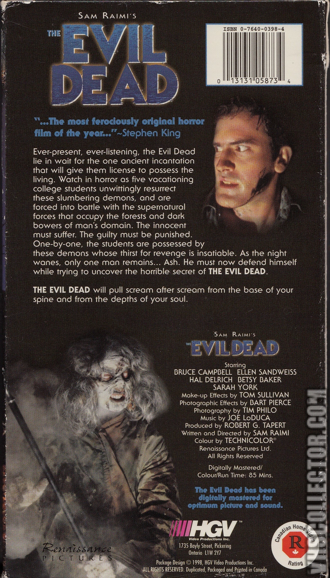 The Evil Dead (1981) : r/VHS