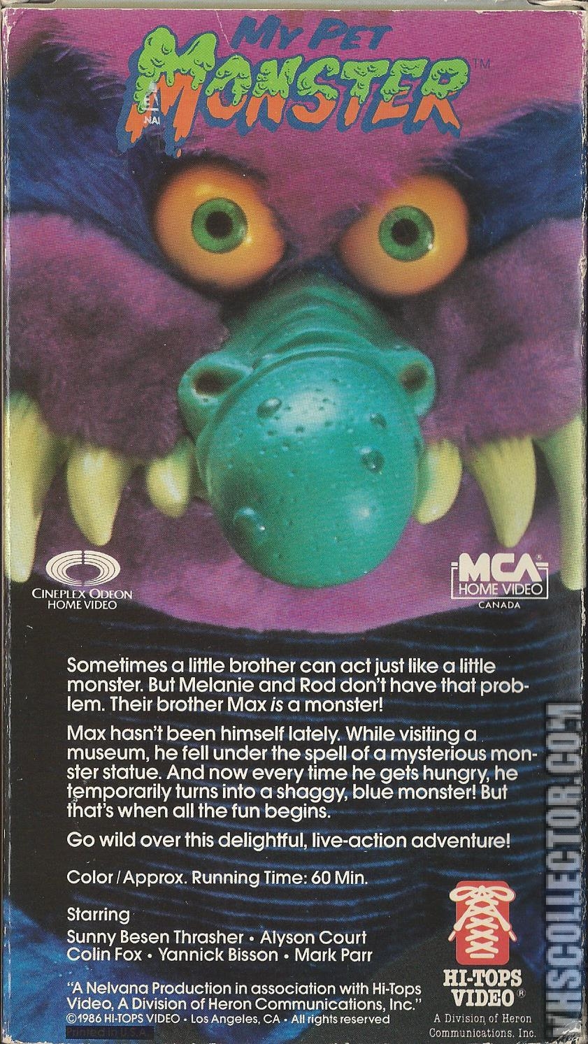 My Pet Monster | VHSCollector.com