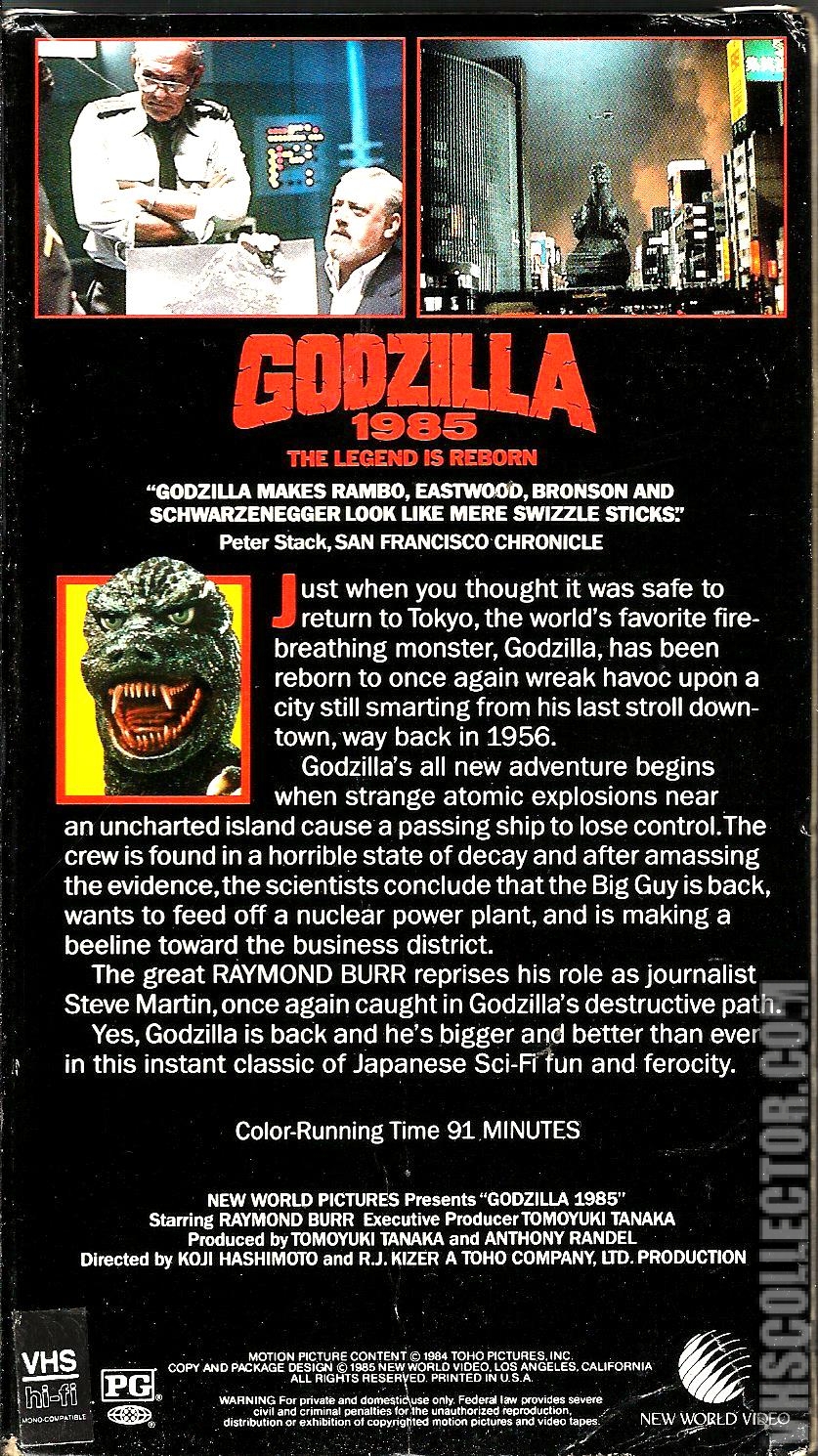 Godzilla 1985 Poster