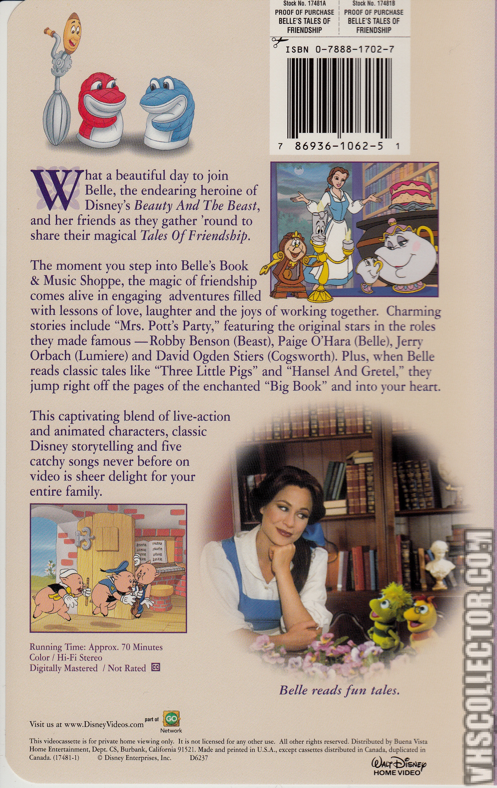 Belle's Tales Of Friendship | VHSCollector.com