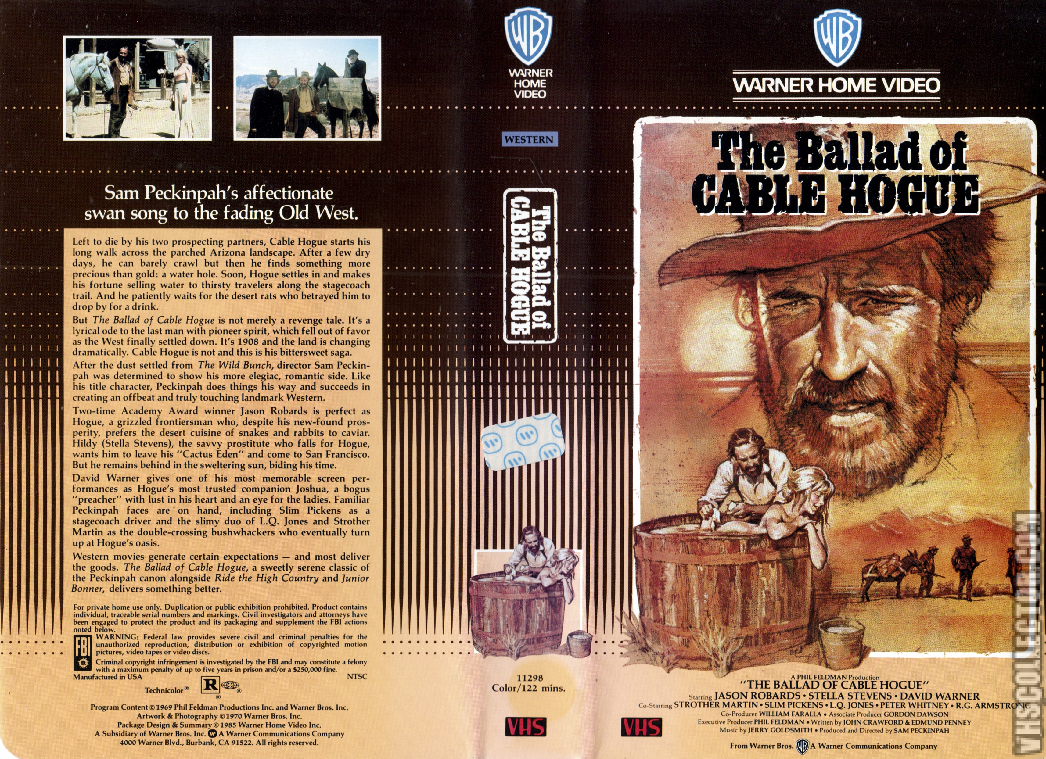 The Ballad of Cable Hogue | VHSCollector.com