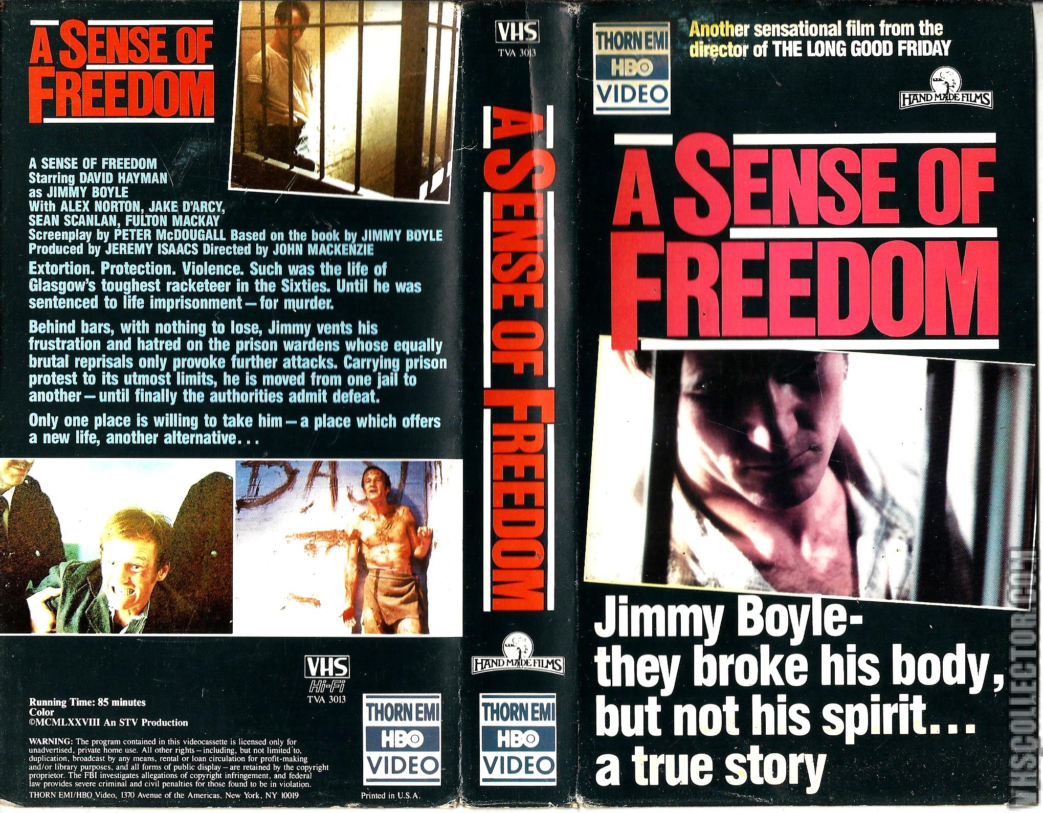 A Sense of Freedom | VHSCollector.com