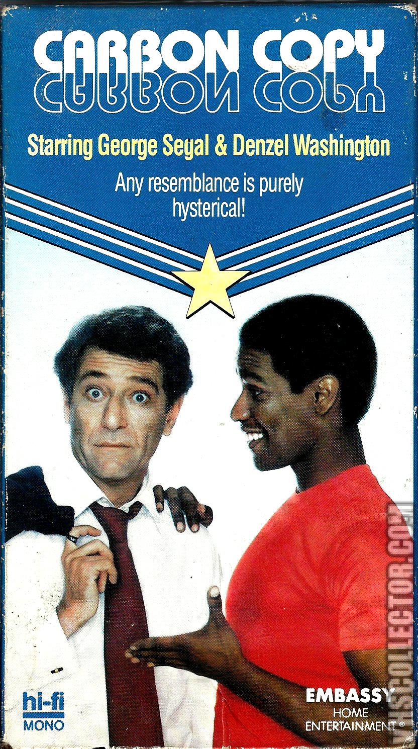 CARBON COPY George Segal (The Goldbergs) DENZEL WASHINGTON's FIRST FILM!  DVD