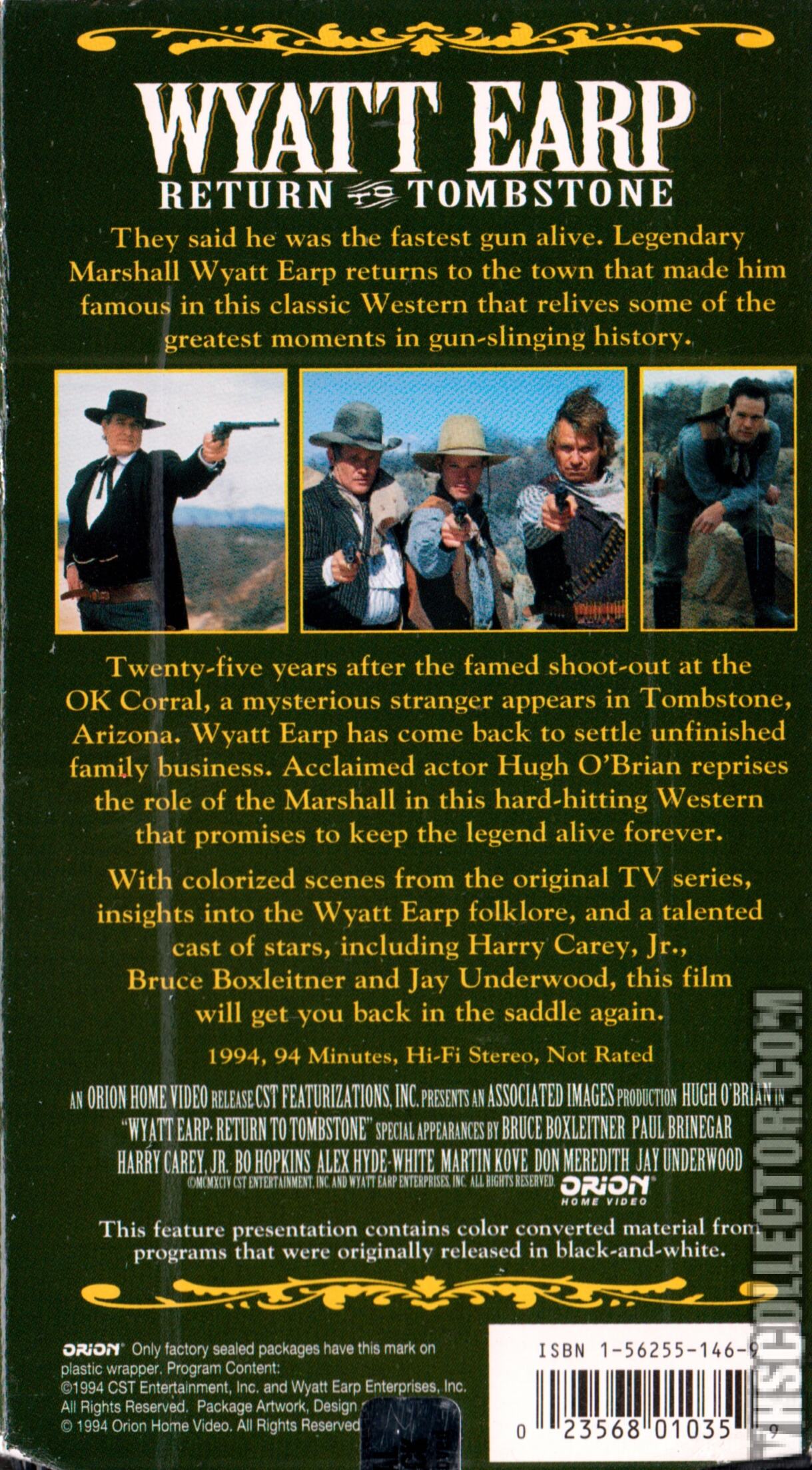 Wyatt Earp: Return to Tombstone | VHSCollector.com