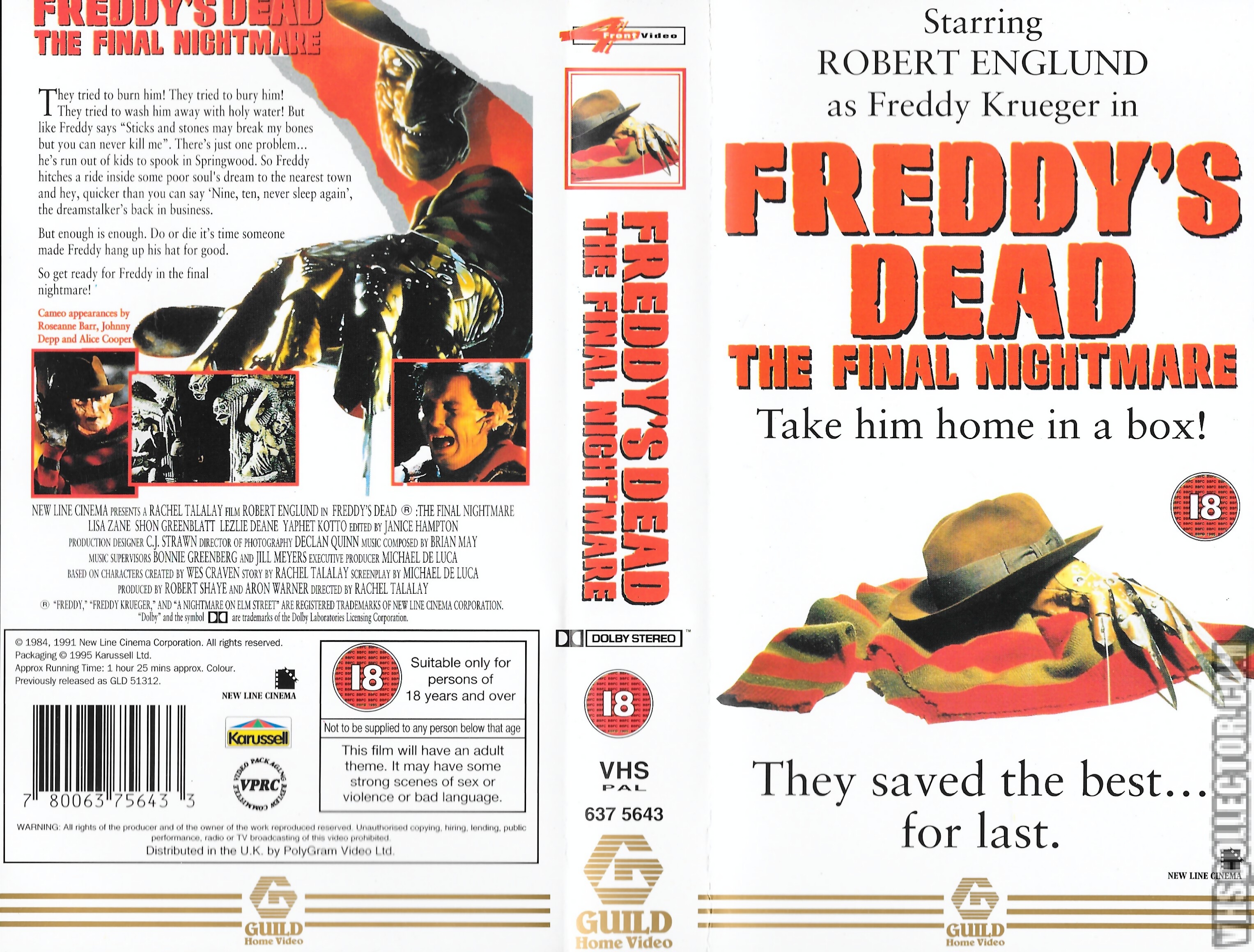  Freddy's Dead - The Final Nightmare [VHS] : Robert