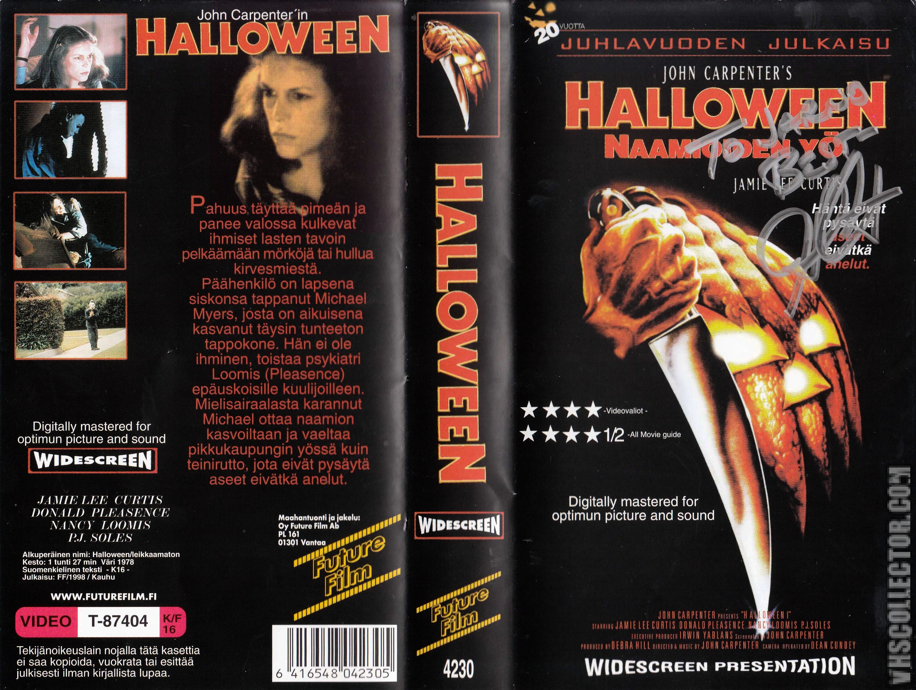 Halloween - Naamioiden Yö | VHSCollector.com