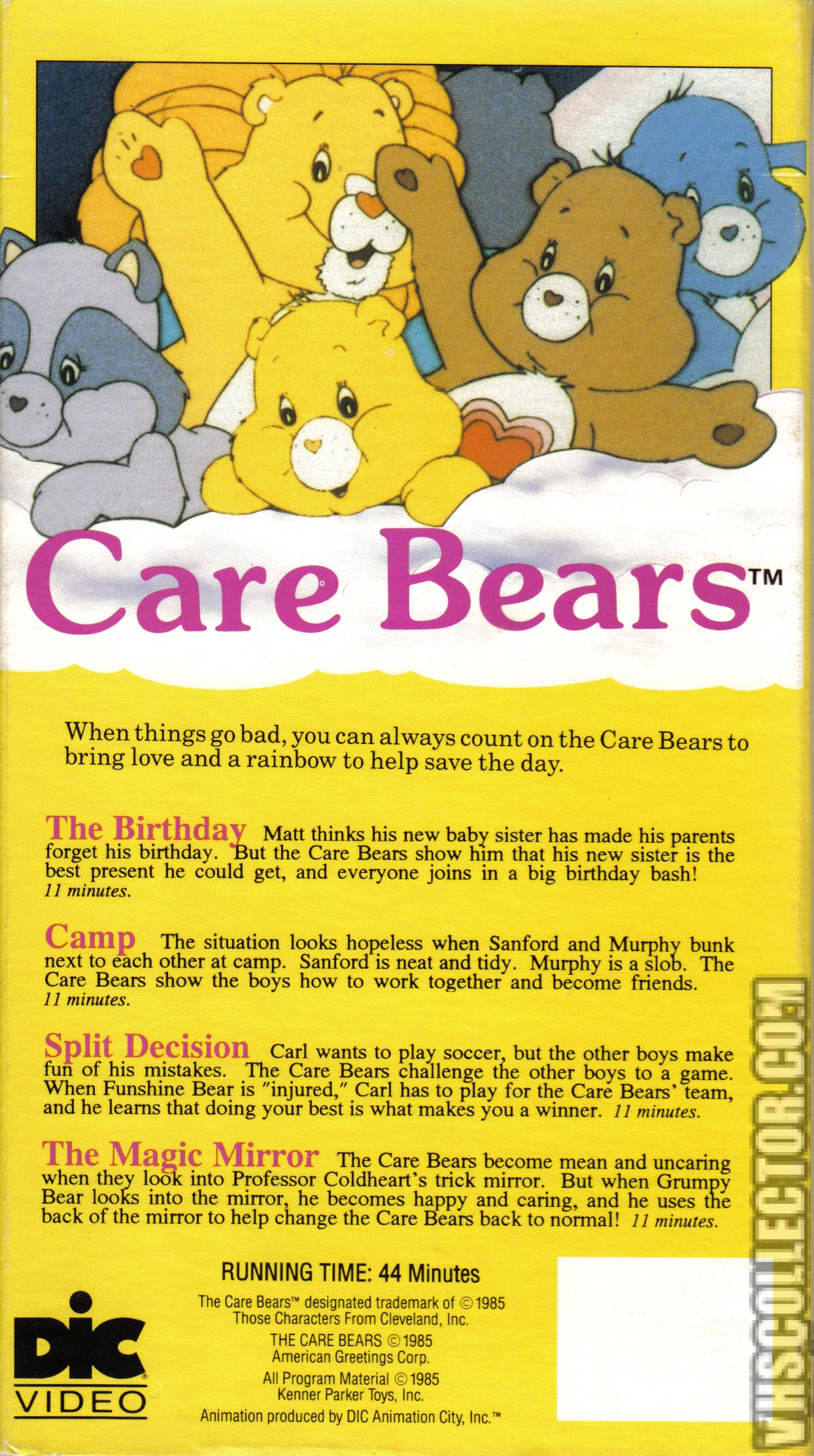 Care Bears Dic Vhs