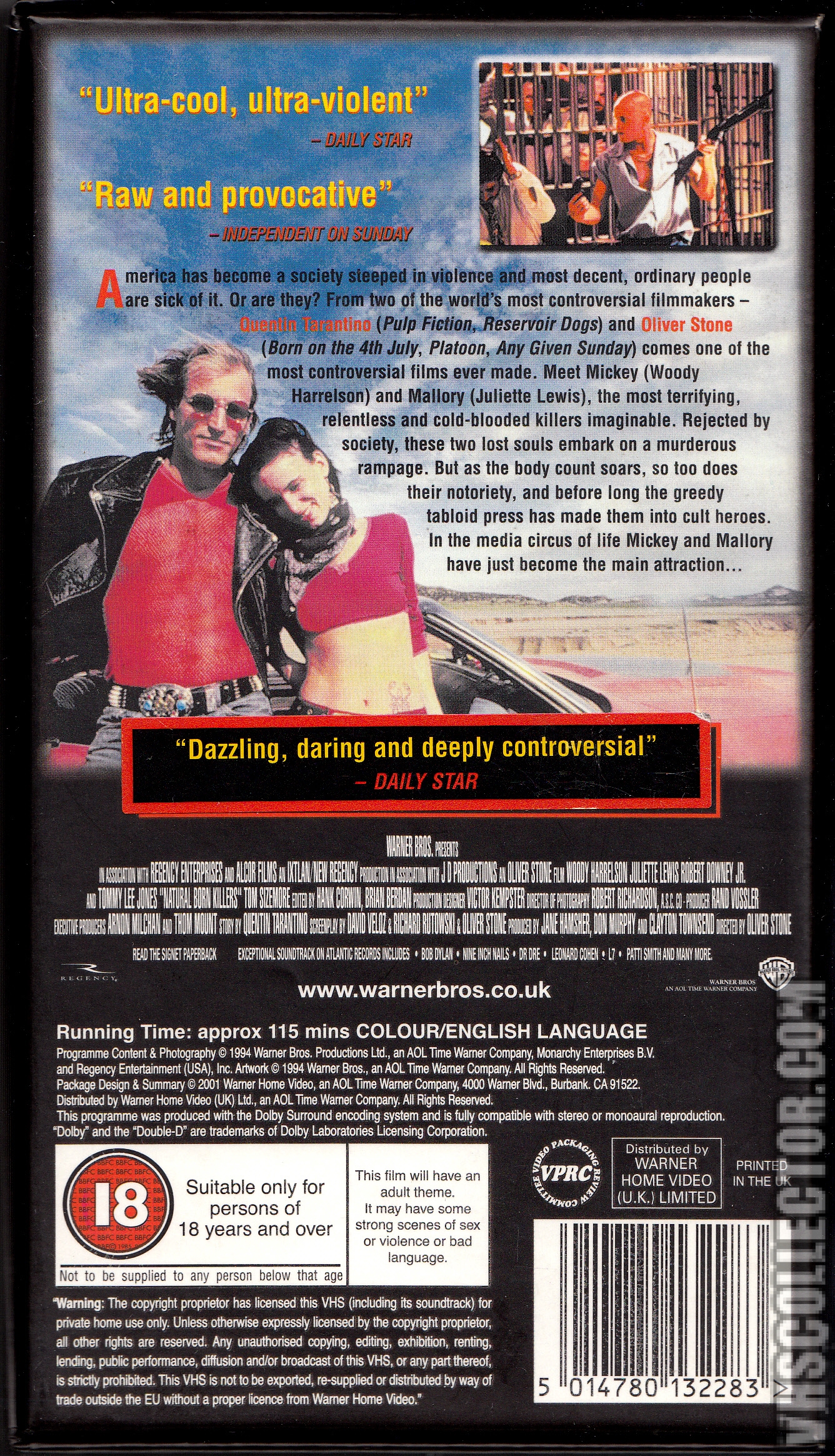 Vhs - Assassinos Por Natureza - ( Natural Born Killers )