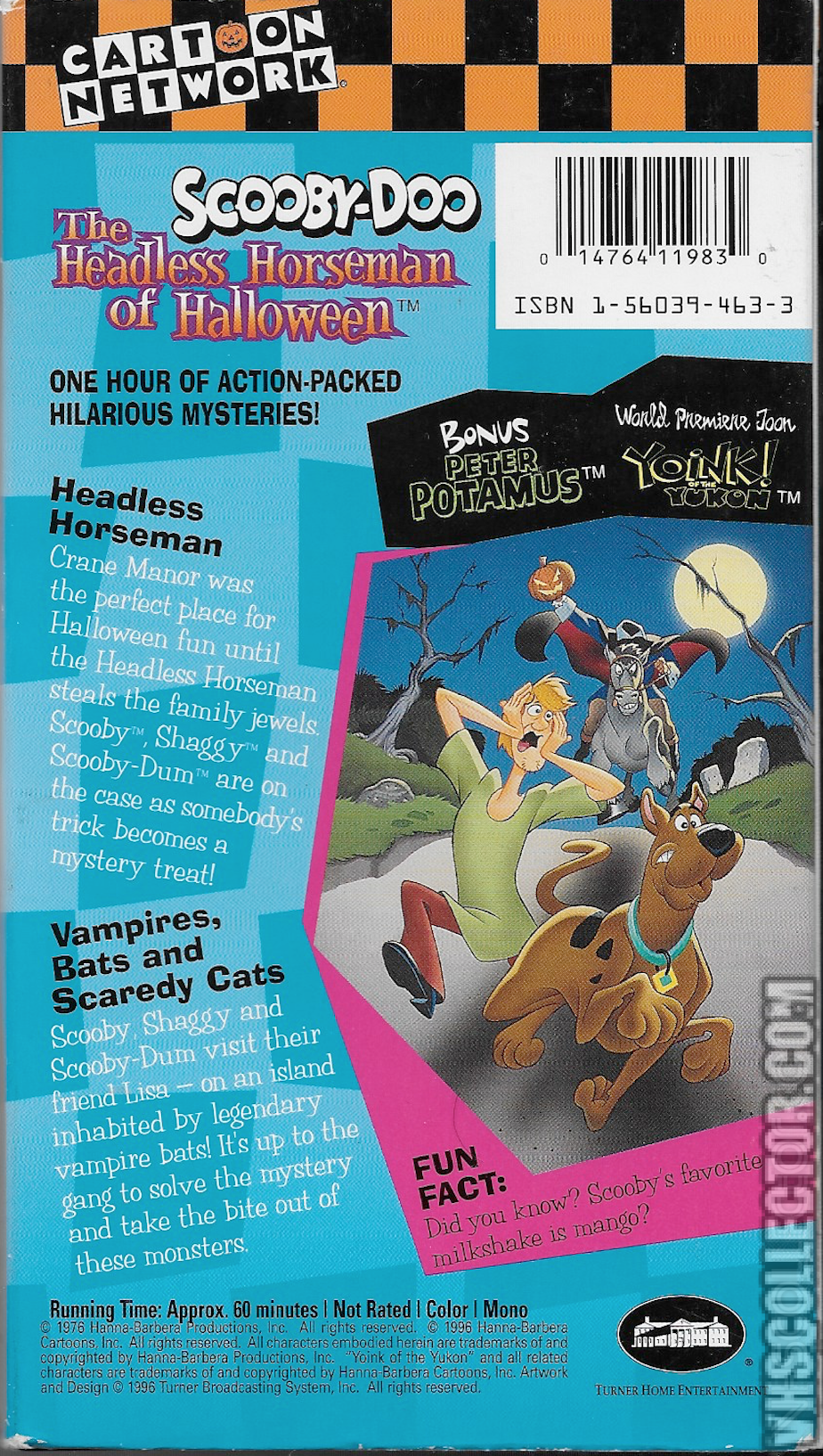 Cartoon Network Scooby Doo VHS