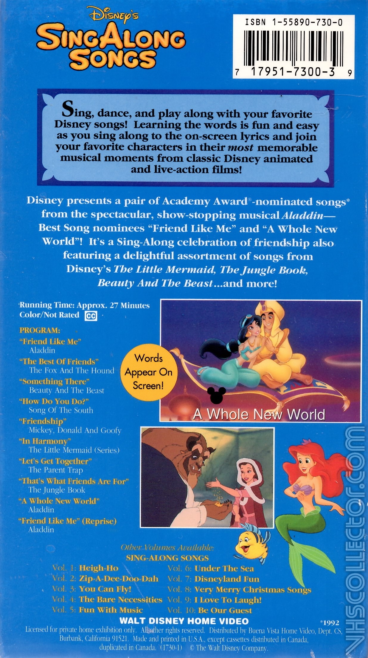 Disney Sing-Along-Songs, Volume 11: Friend Like Me | VHSCollector.com