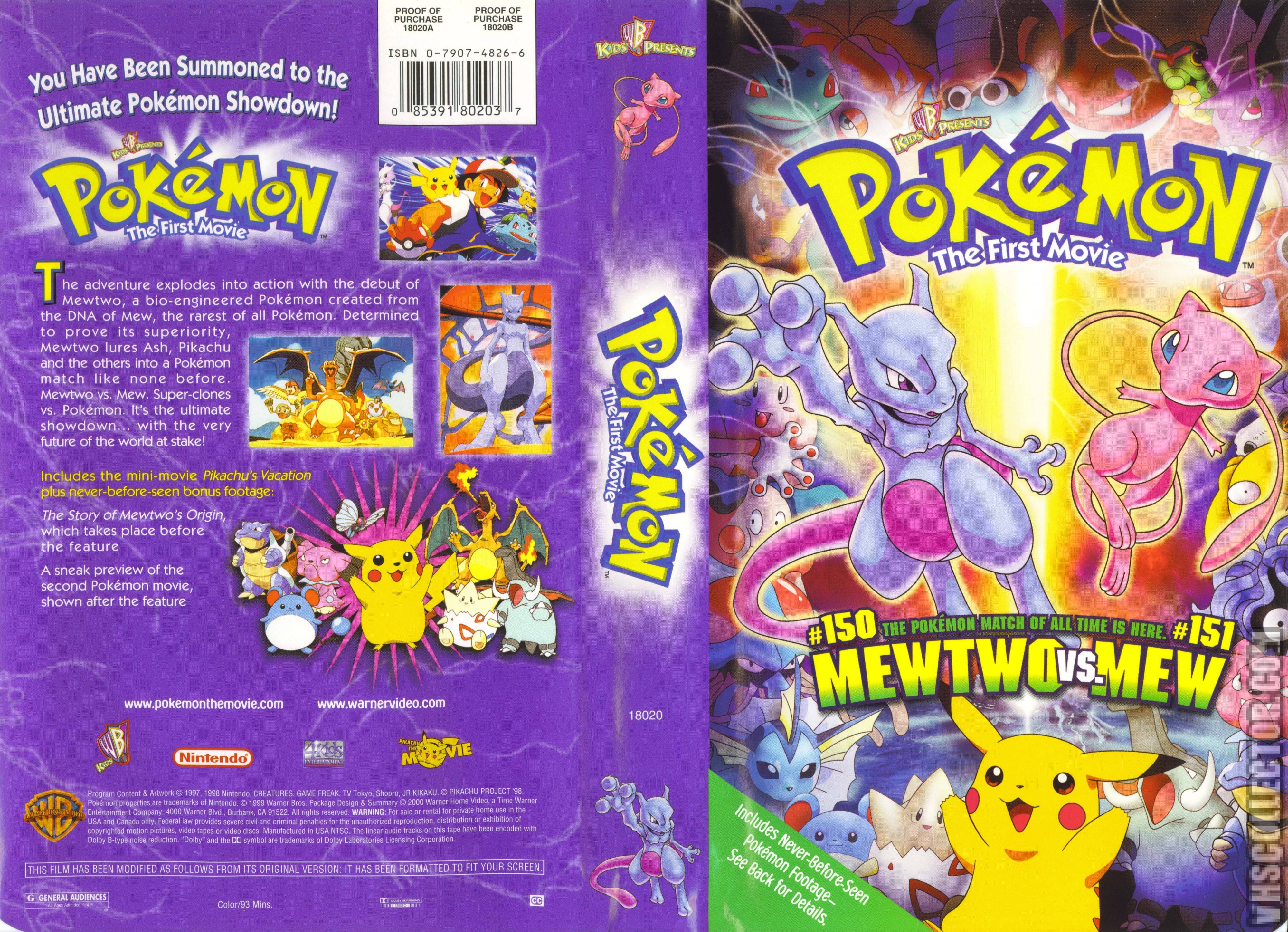  Pokemon: The First Movie [DVD] : Movies & TV