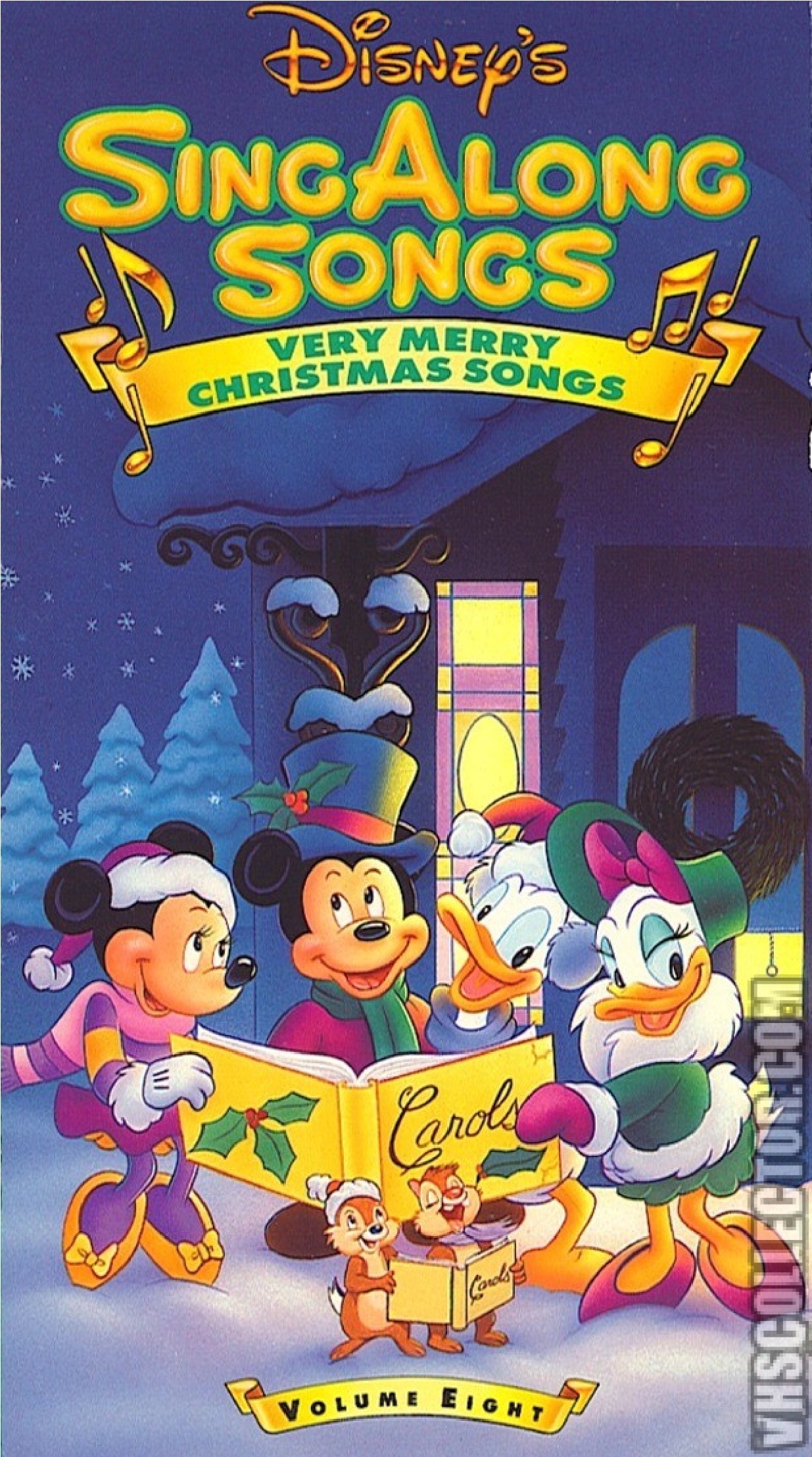 Vintage Disney Sing Along Songs Very Merry Christmas Songs Vhs Mickey ...