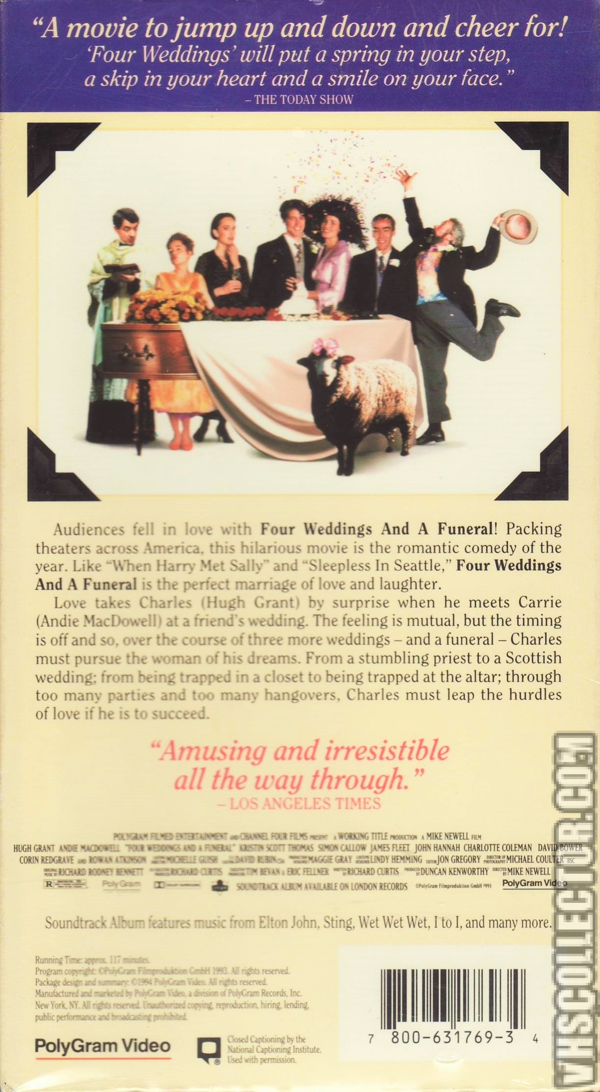 Four Weddings and a Funeral | VHSCollector.com
