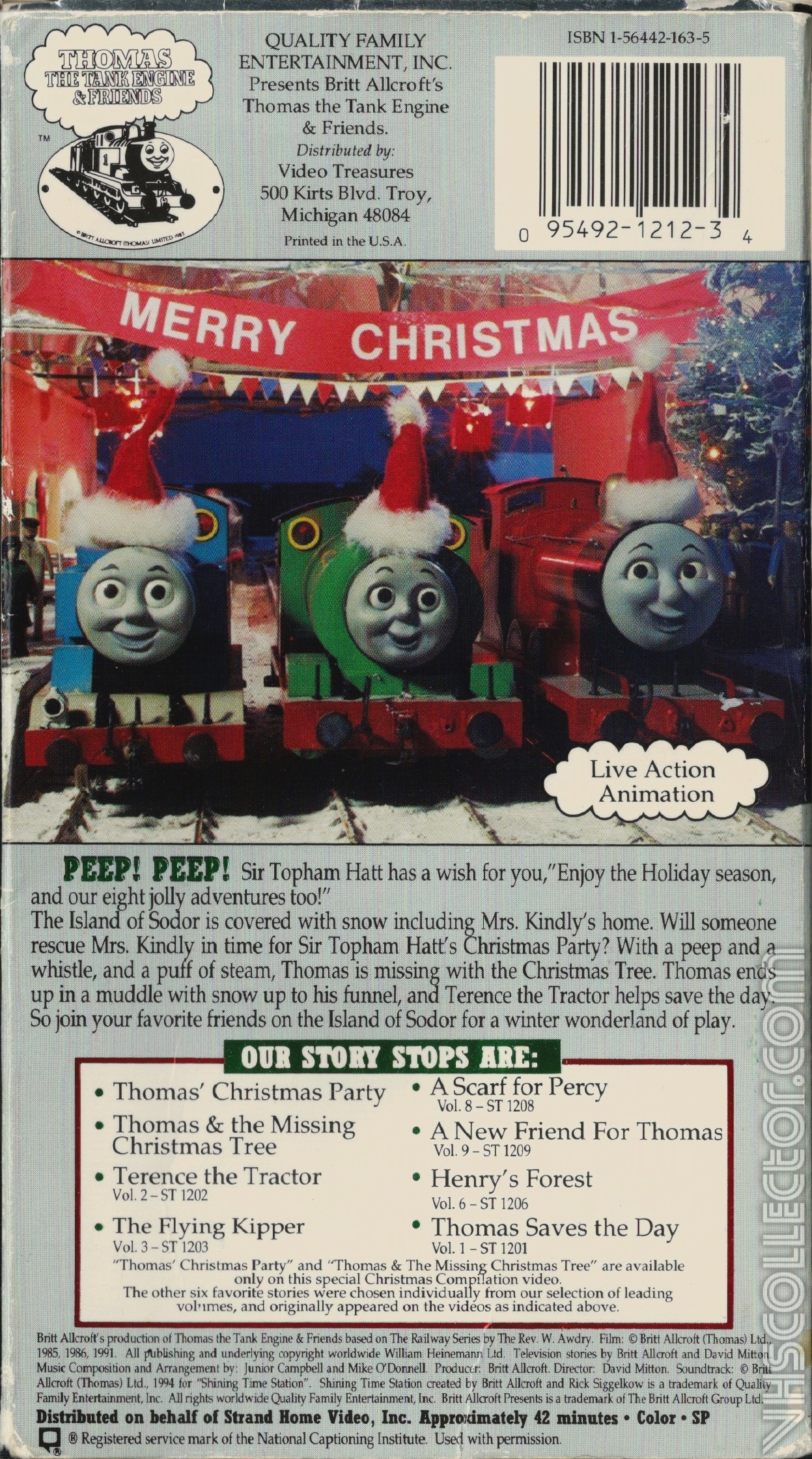 Thomas And Friends Christmas Party Vhs