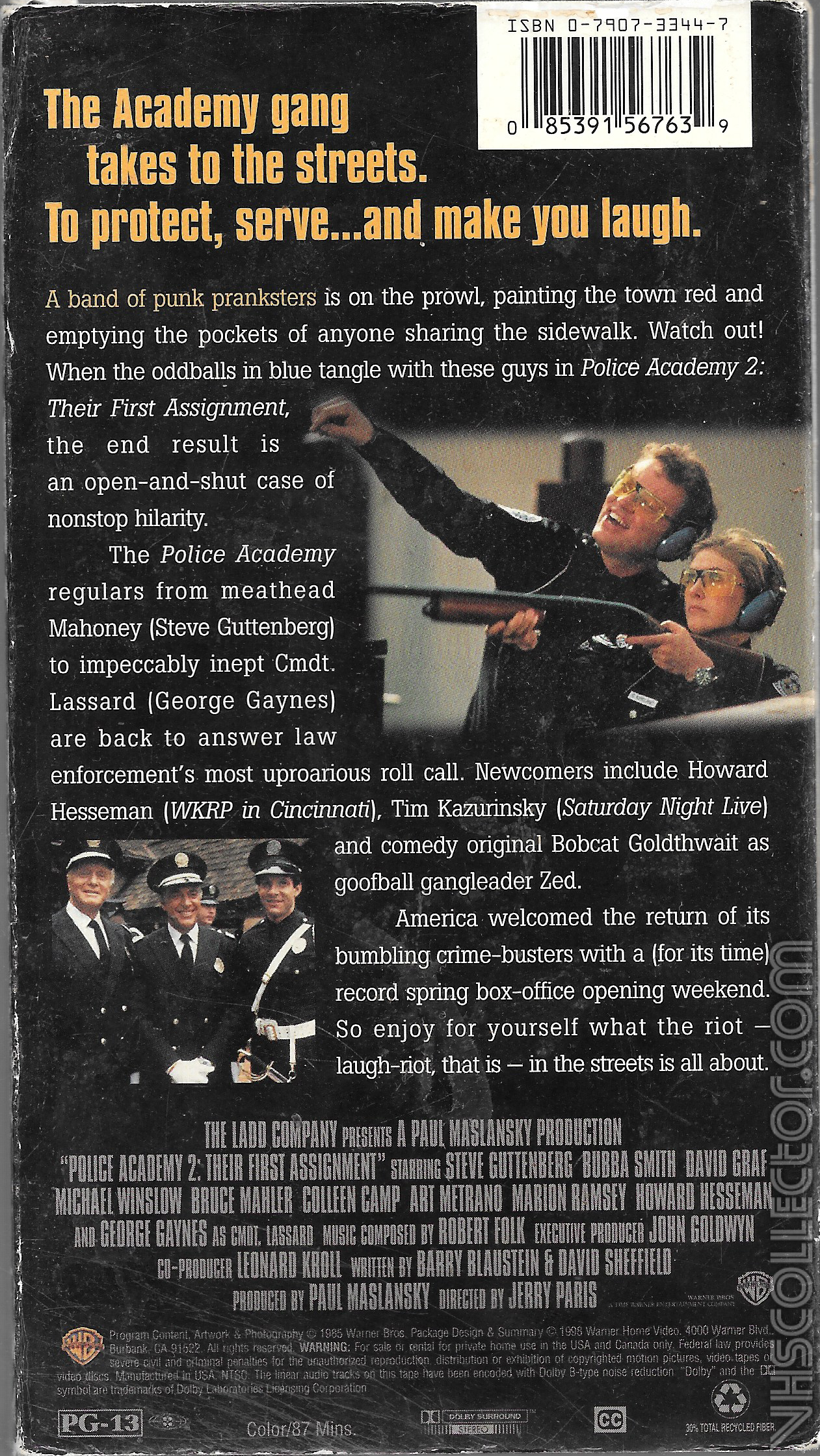Police Academy 2: Their First Assignment | VHSCollector.com