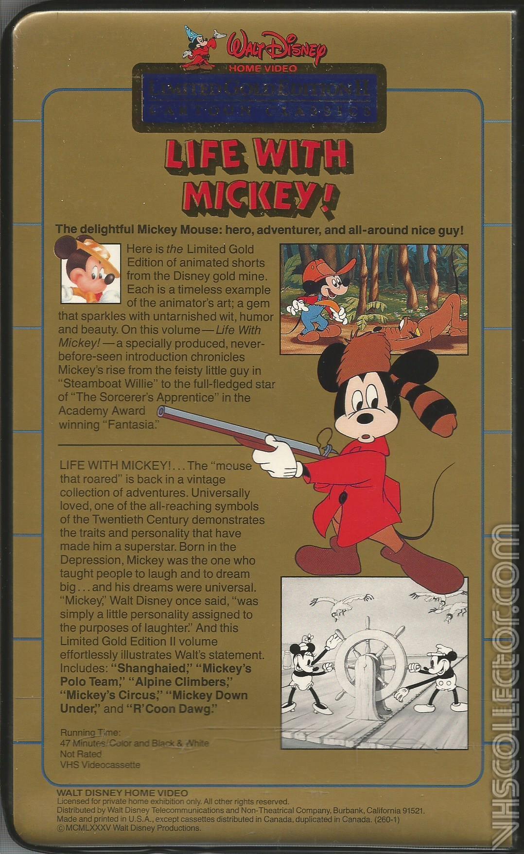 Cartoon Classics: Life With Mickey! | VHSCollector.com