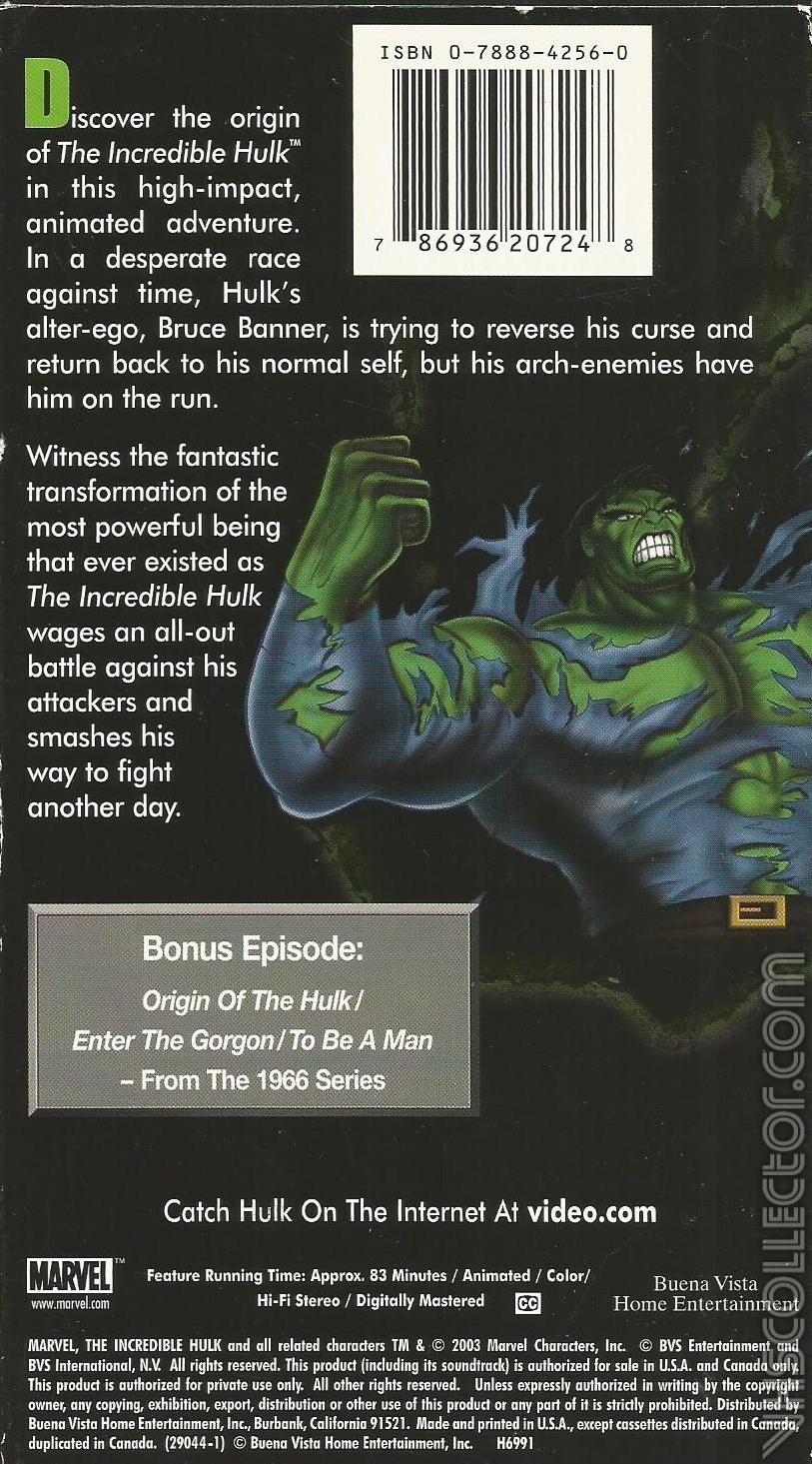 The Incredible Hulk | VHSCollector.com