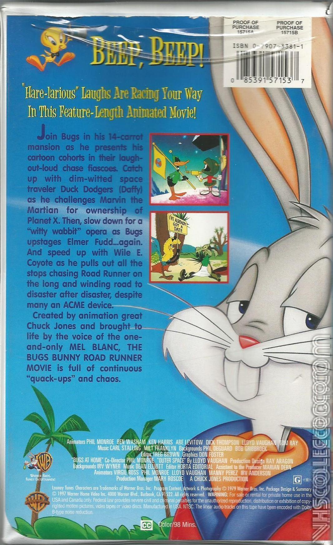 The Bugs Bunny/road Runner Movie Vhs