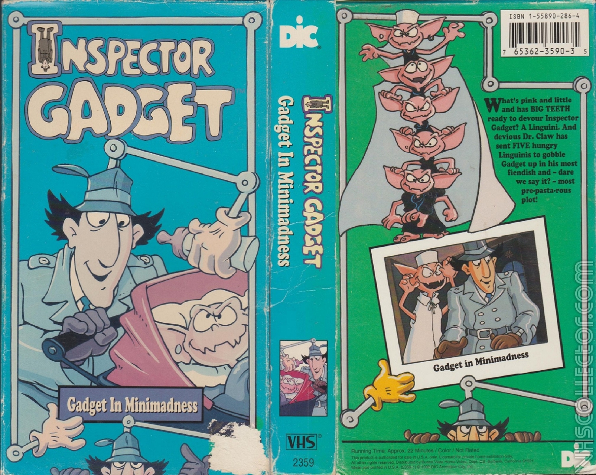 Inspector Gadget Gadget In Minimadness Vhs Video Tape Dic Euc | Sexiz Pix