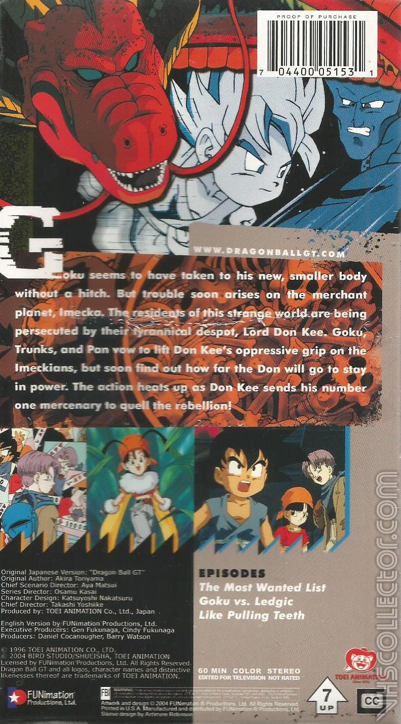 Dragon Ball Gt The Lost Episodes Vol 2 Rejection